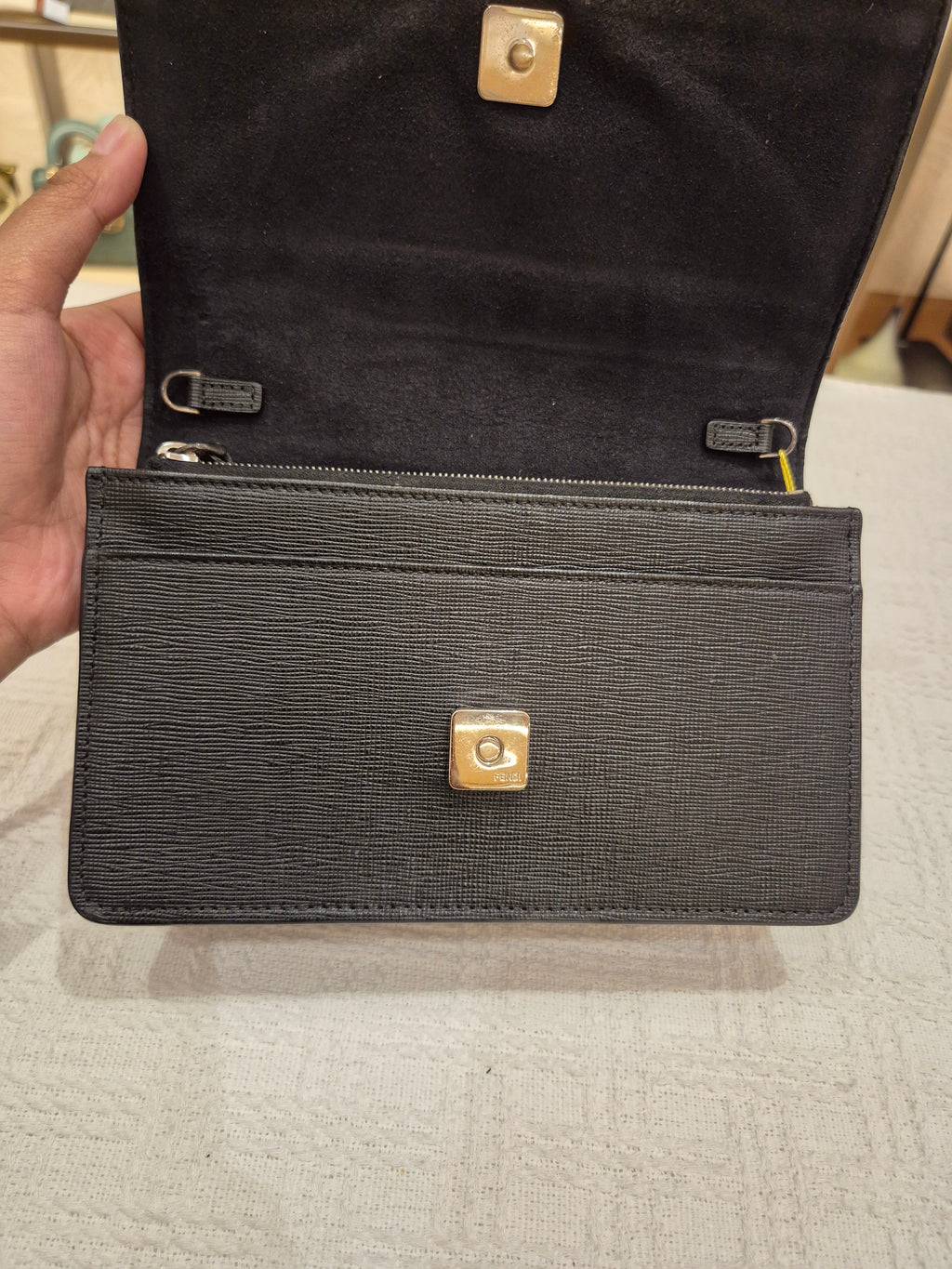 Fendi X Karl Wallet On Chain Motif