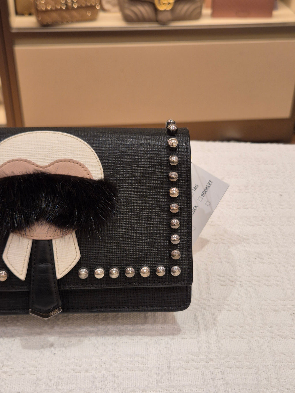 Fendi X Karl Wallet On Chain Motif