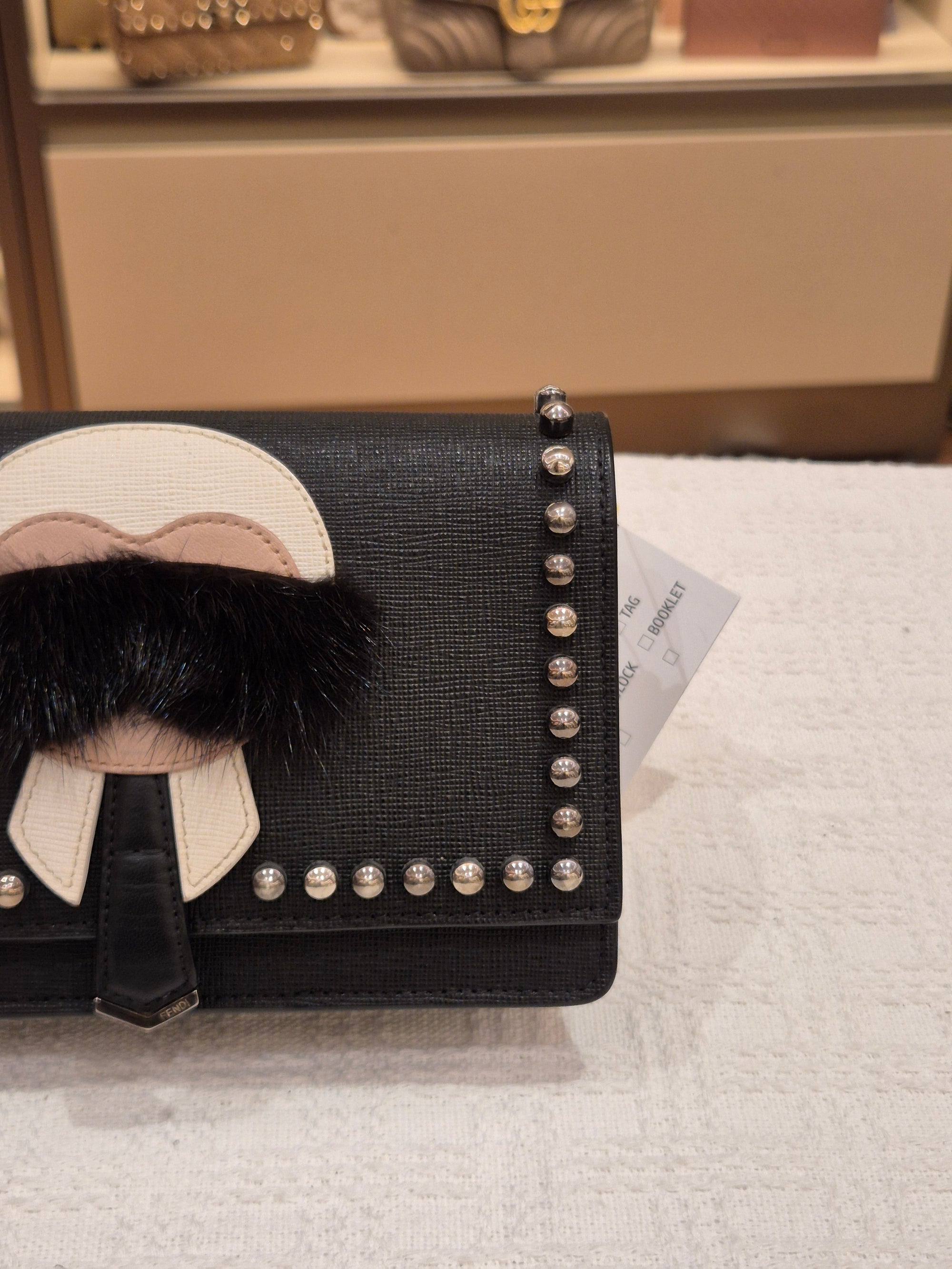 Fendi X Karl Wallet On Chain Motif