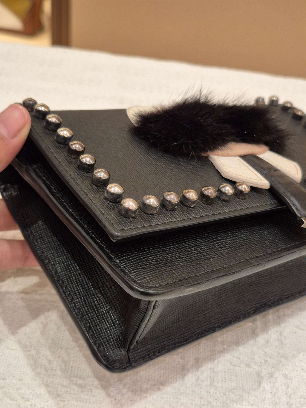 Fendi X Karl Wallet On Chain Motif