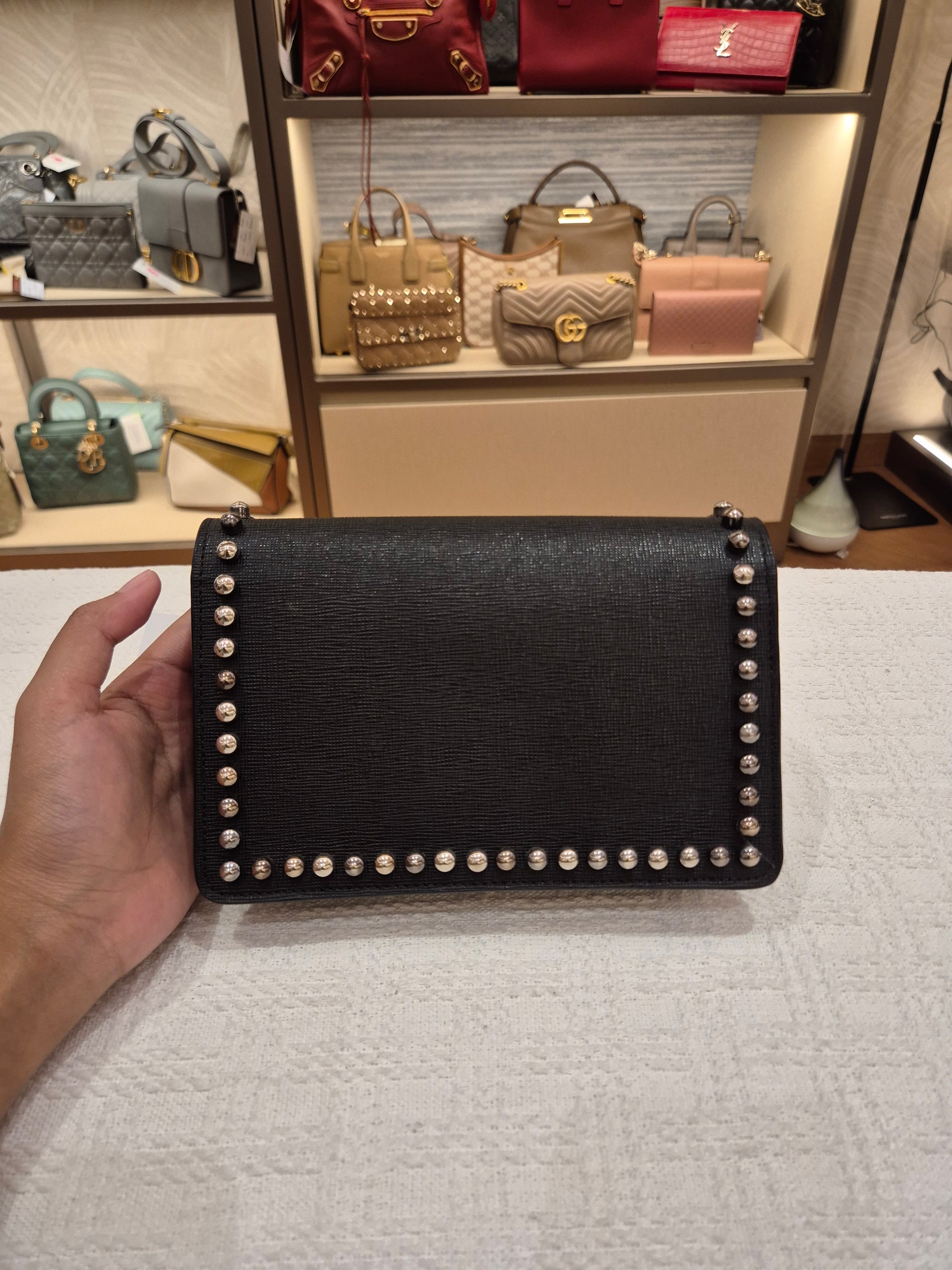 Fendi X Karl Wallet On Chain Motif