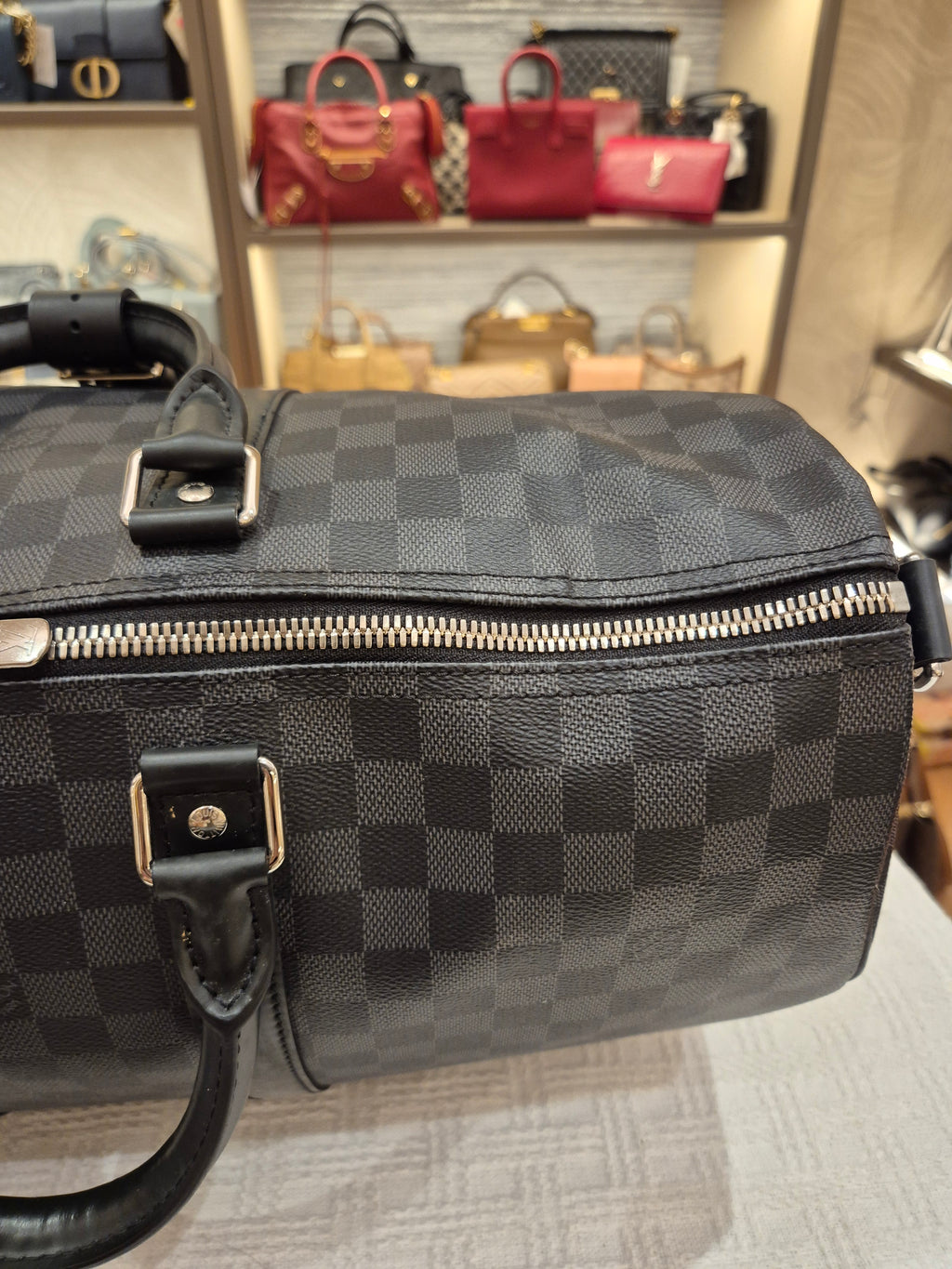 Louis Vuitton Keepall Damier Graphite 45