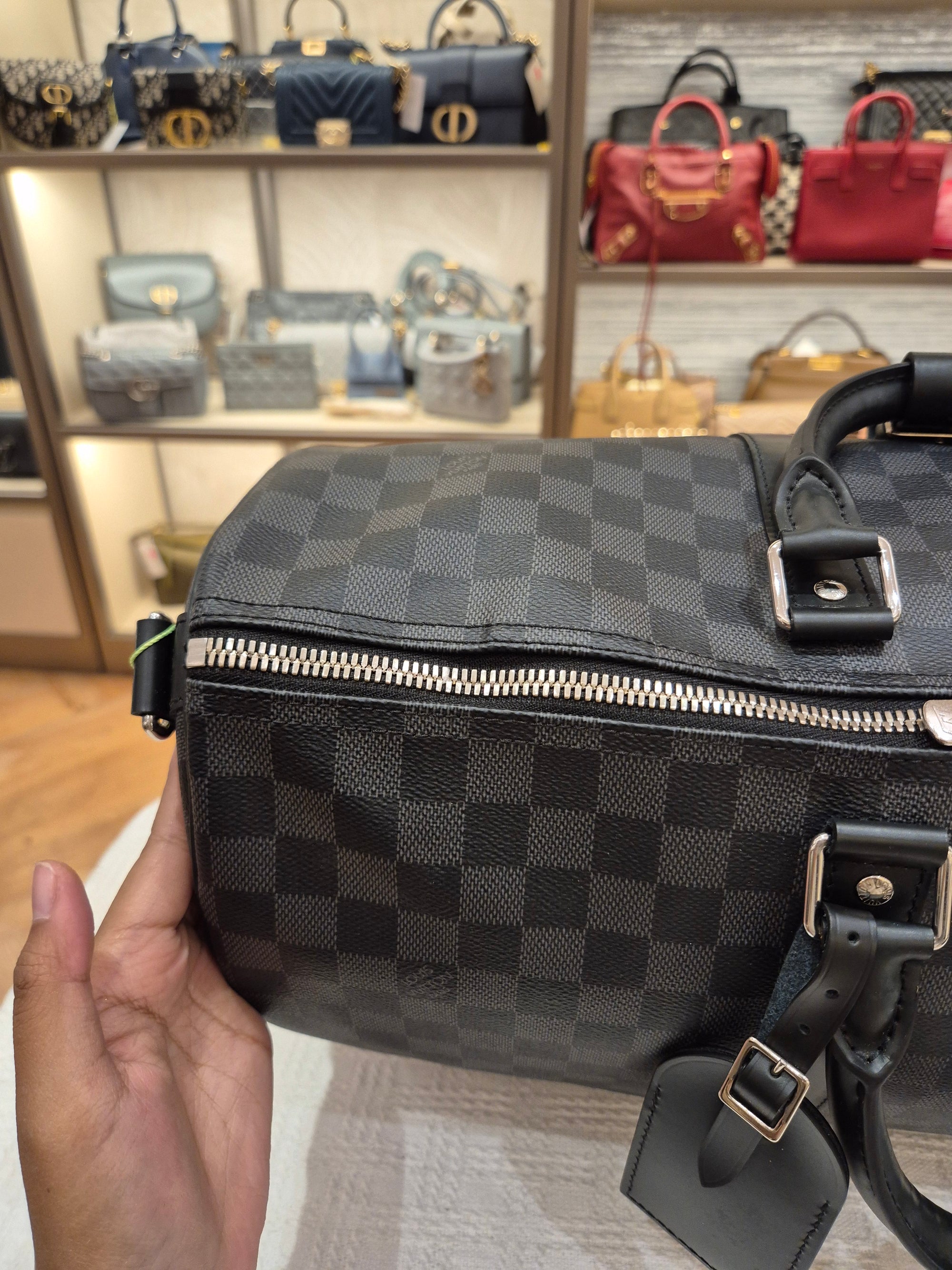 Louis Vuitton Keepall Damier Graphite 45