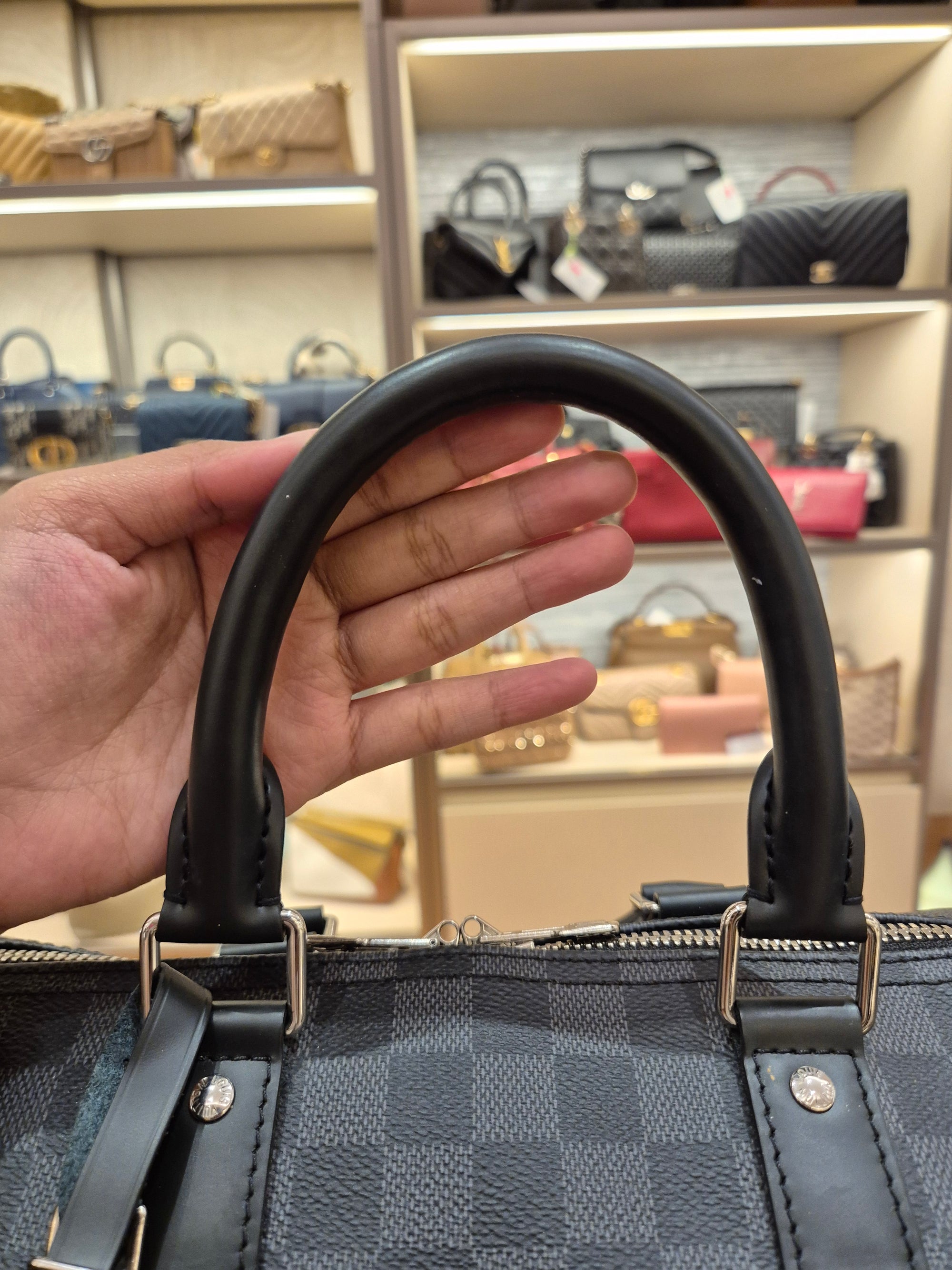 Louis Vuitton Keepall Damier Graphite 45