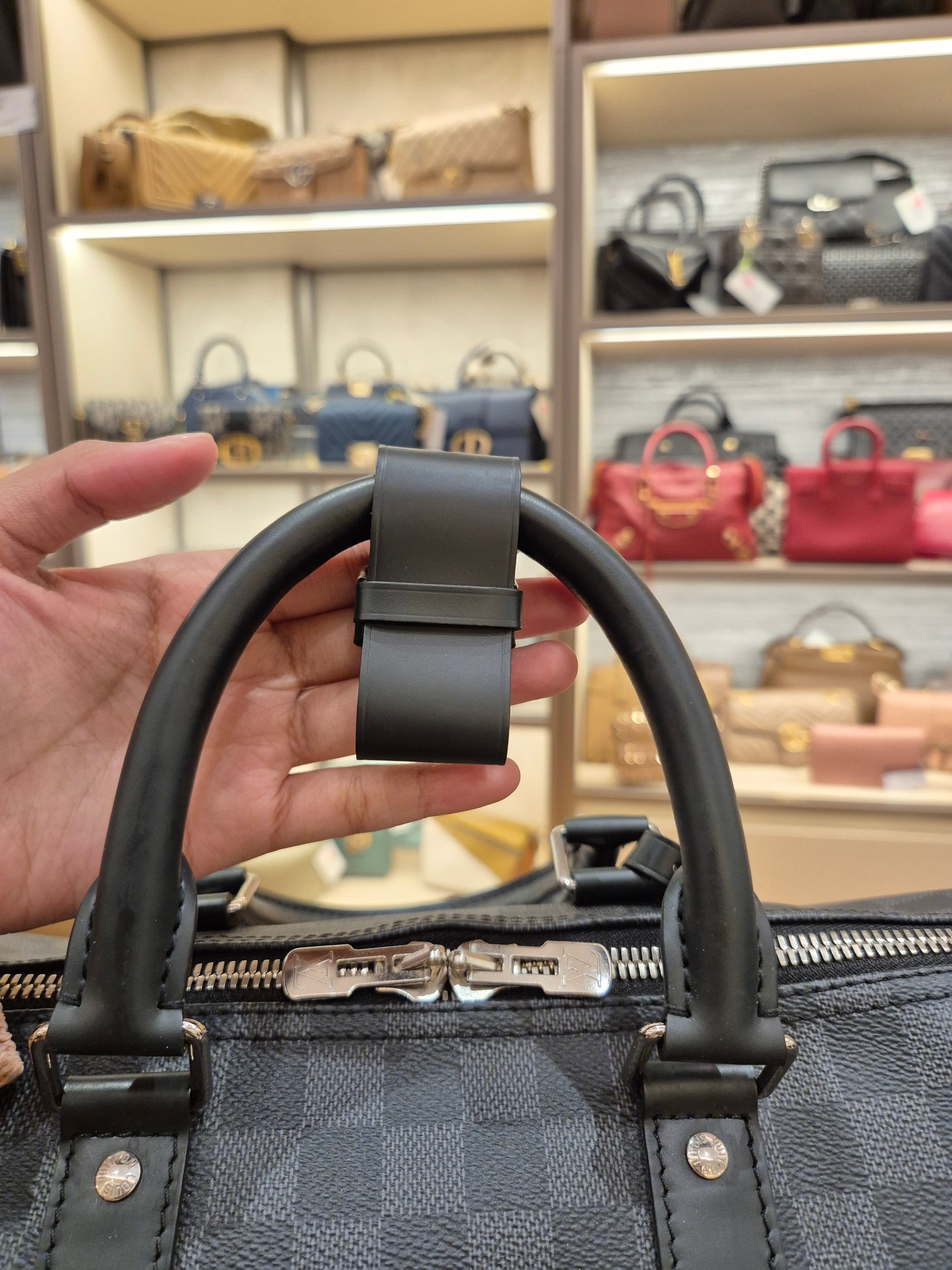 Louis Vuitton Keepall Damier Graphite 45