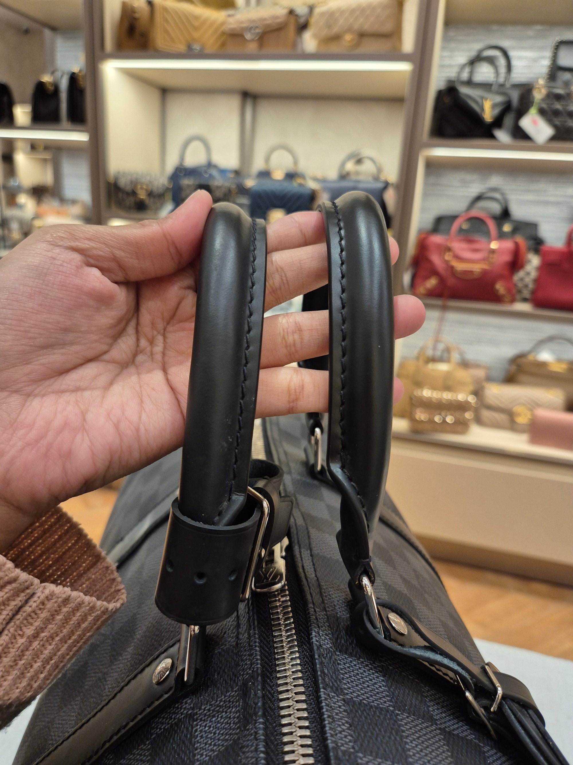 Louis Vuitton Keepall Damier Graphite 45
