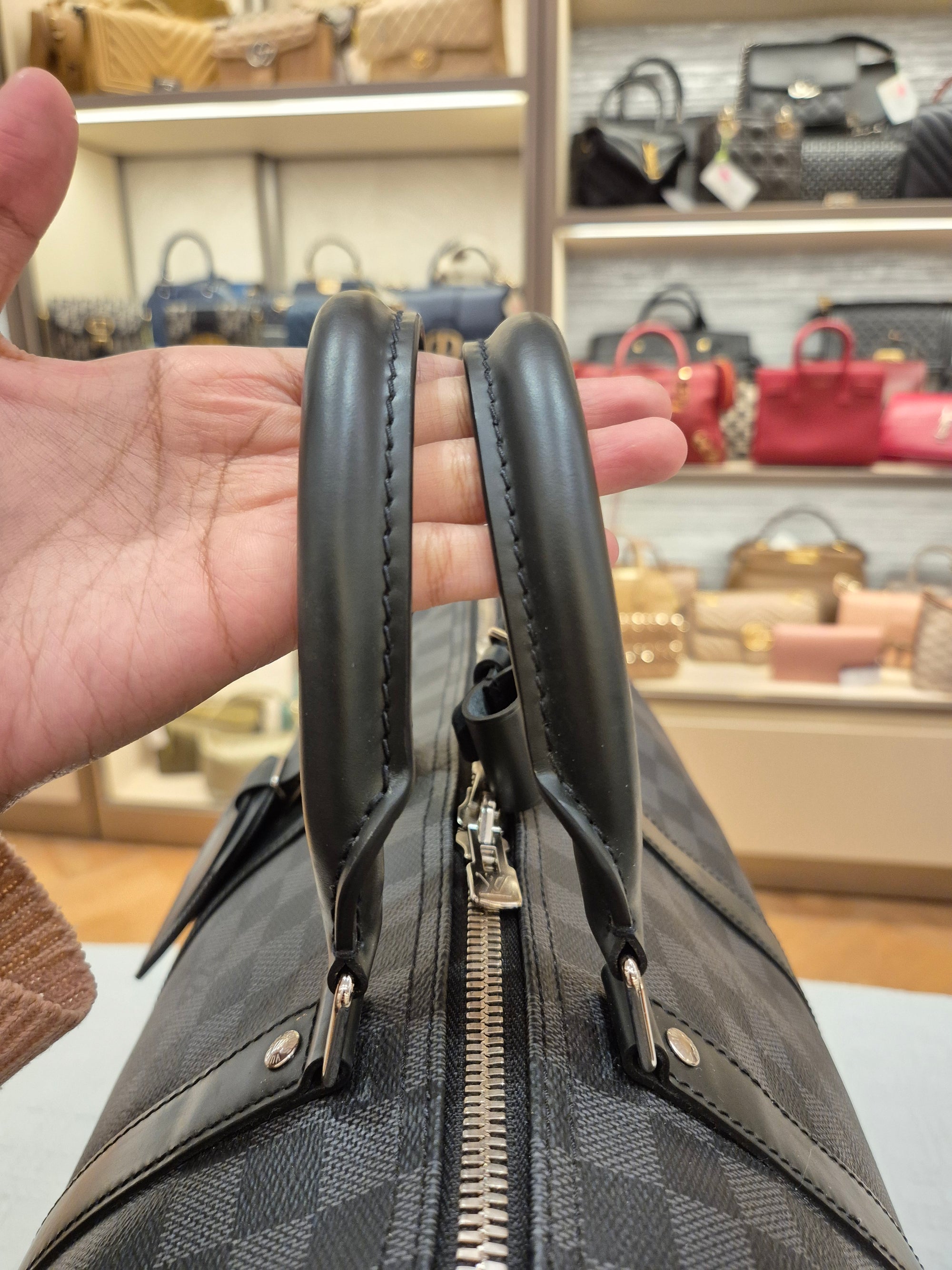Louis Vuitton Keepall Damier Graphite 45