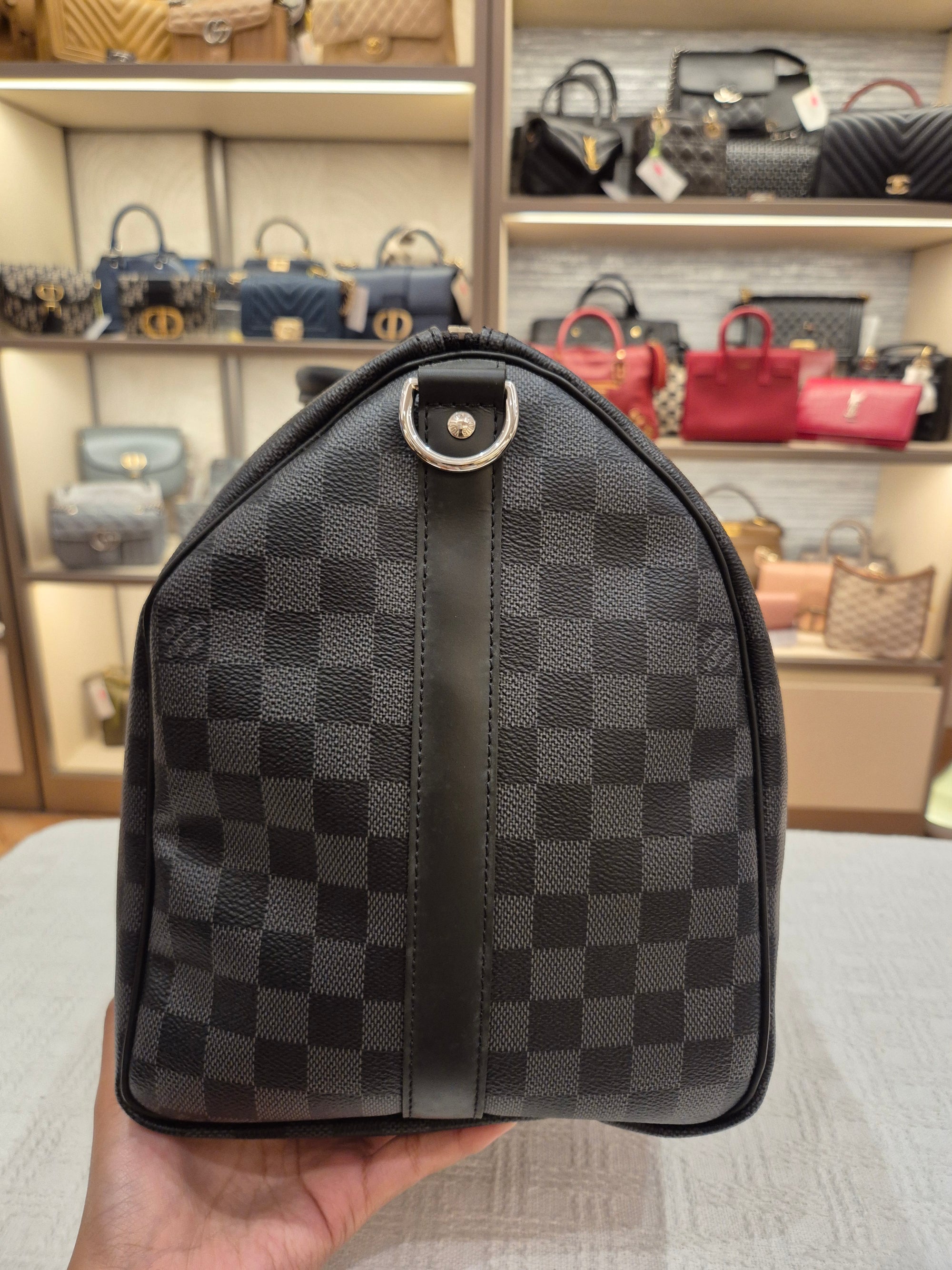Louis Vuitton Keepall Damier Graphite 45