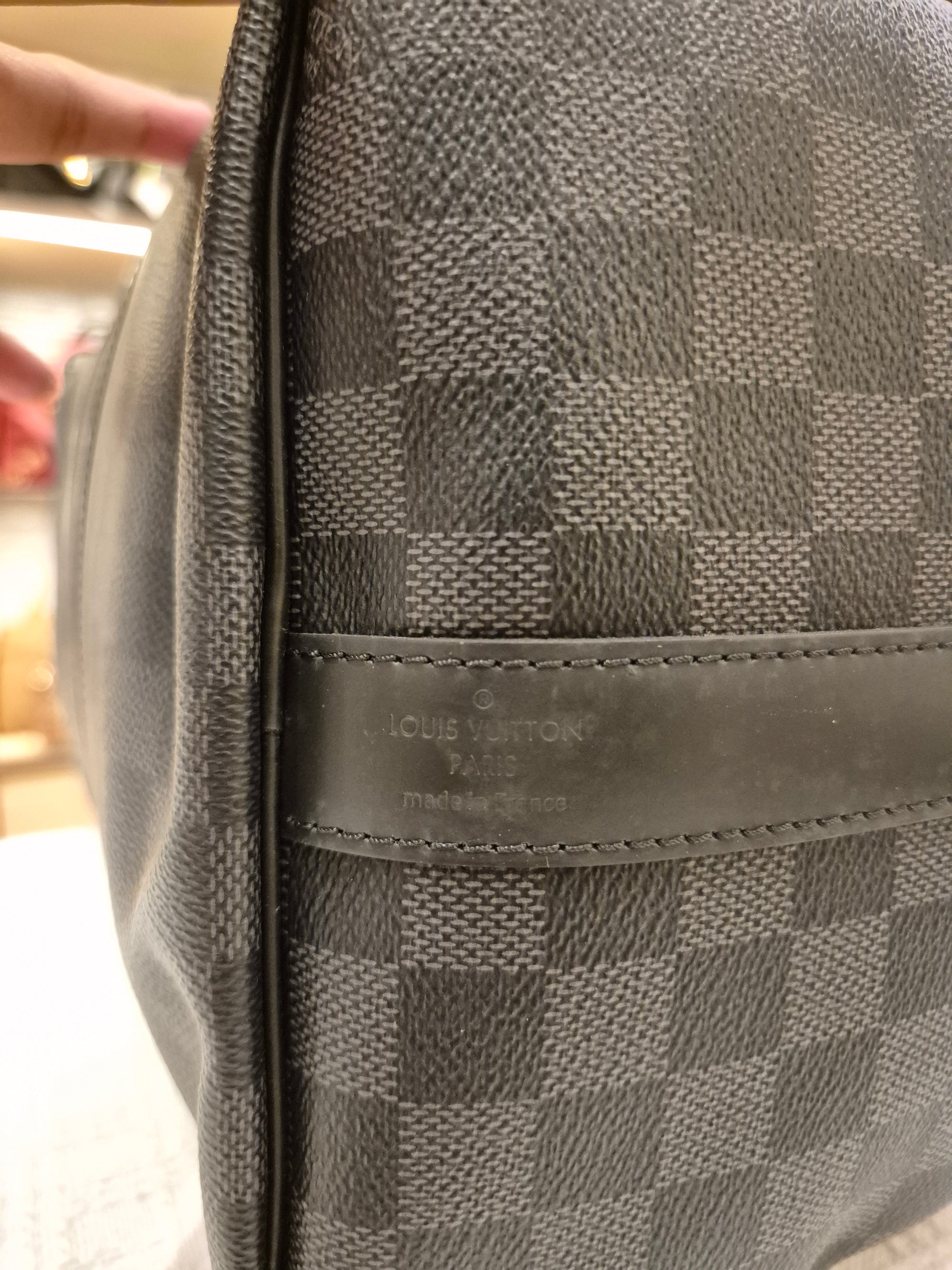 Louis Vuitton Keepall Damier Graphite 45