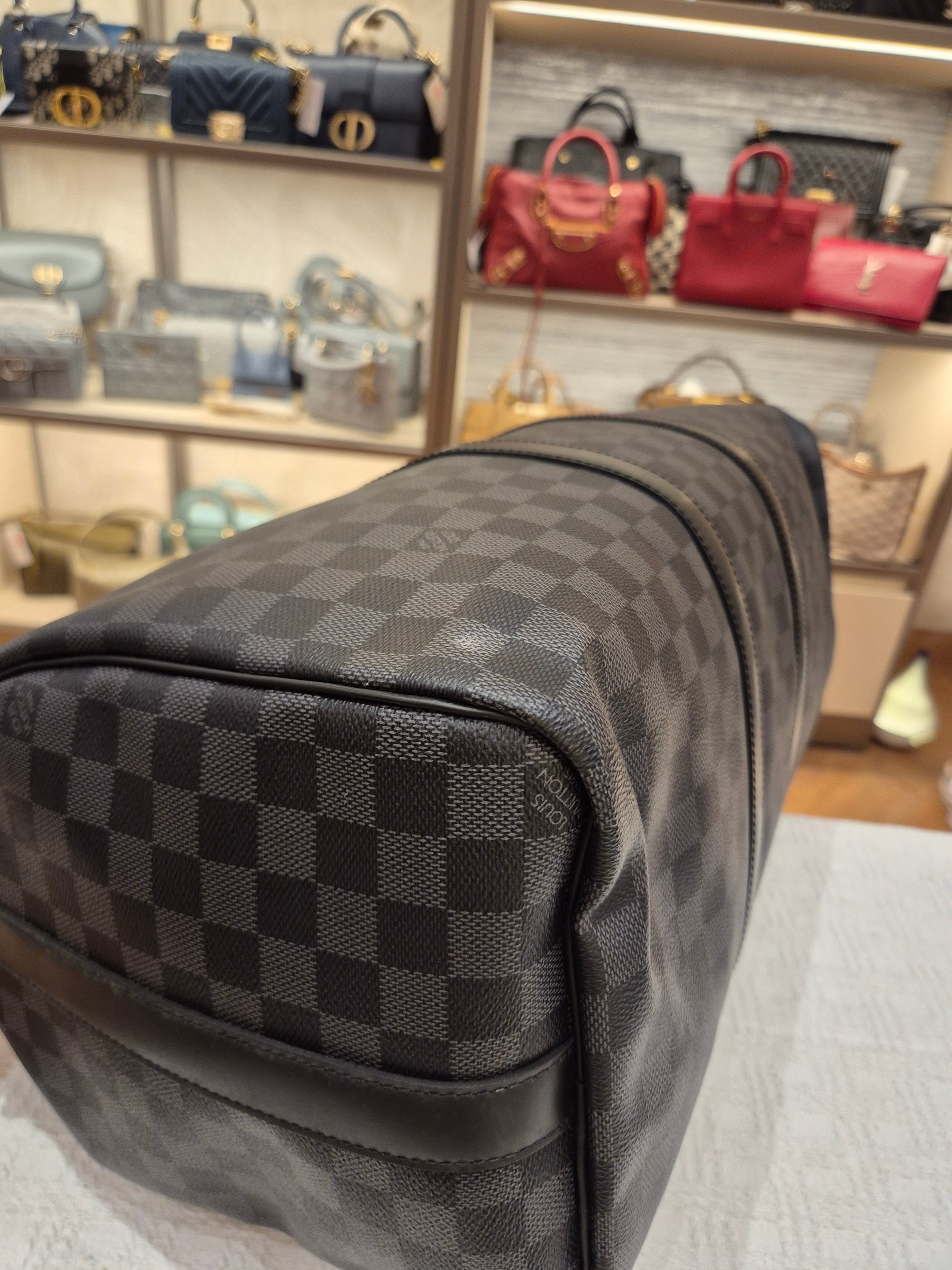 Louis Vuitton Keepall Damier Graphite 45