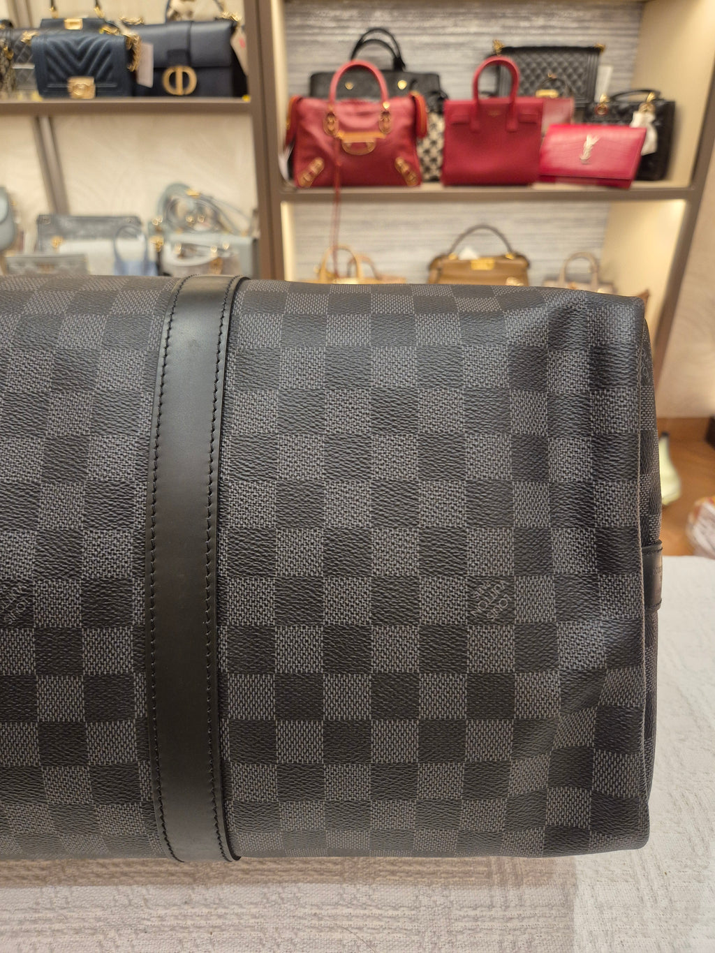 Louis Vuitton Keepall Damier Graphite 45