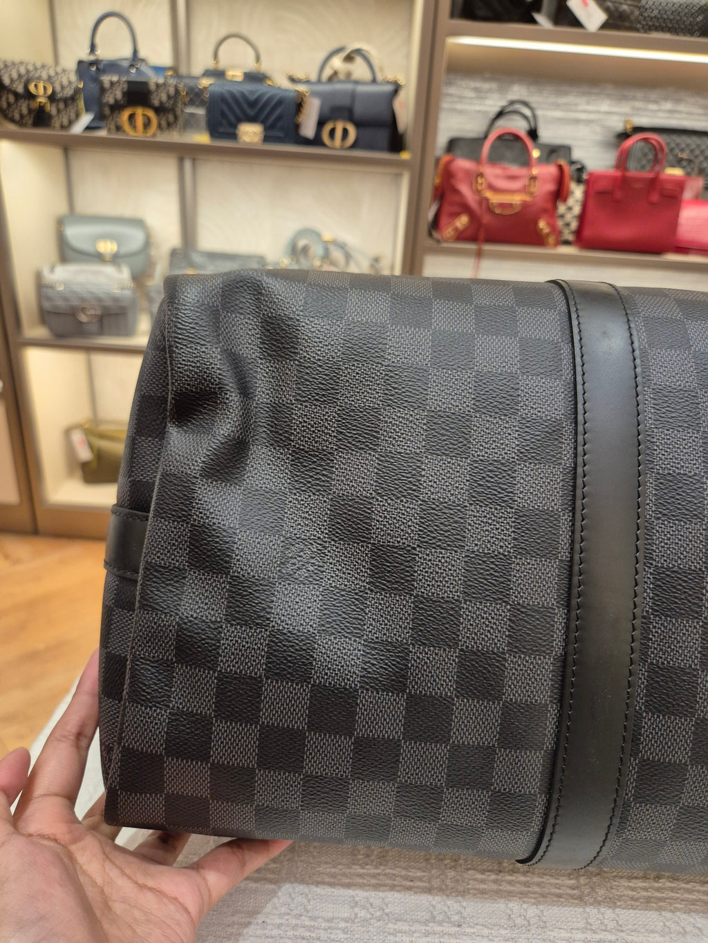 Louis Vuitton Keepall Damier Graphite 45