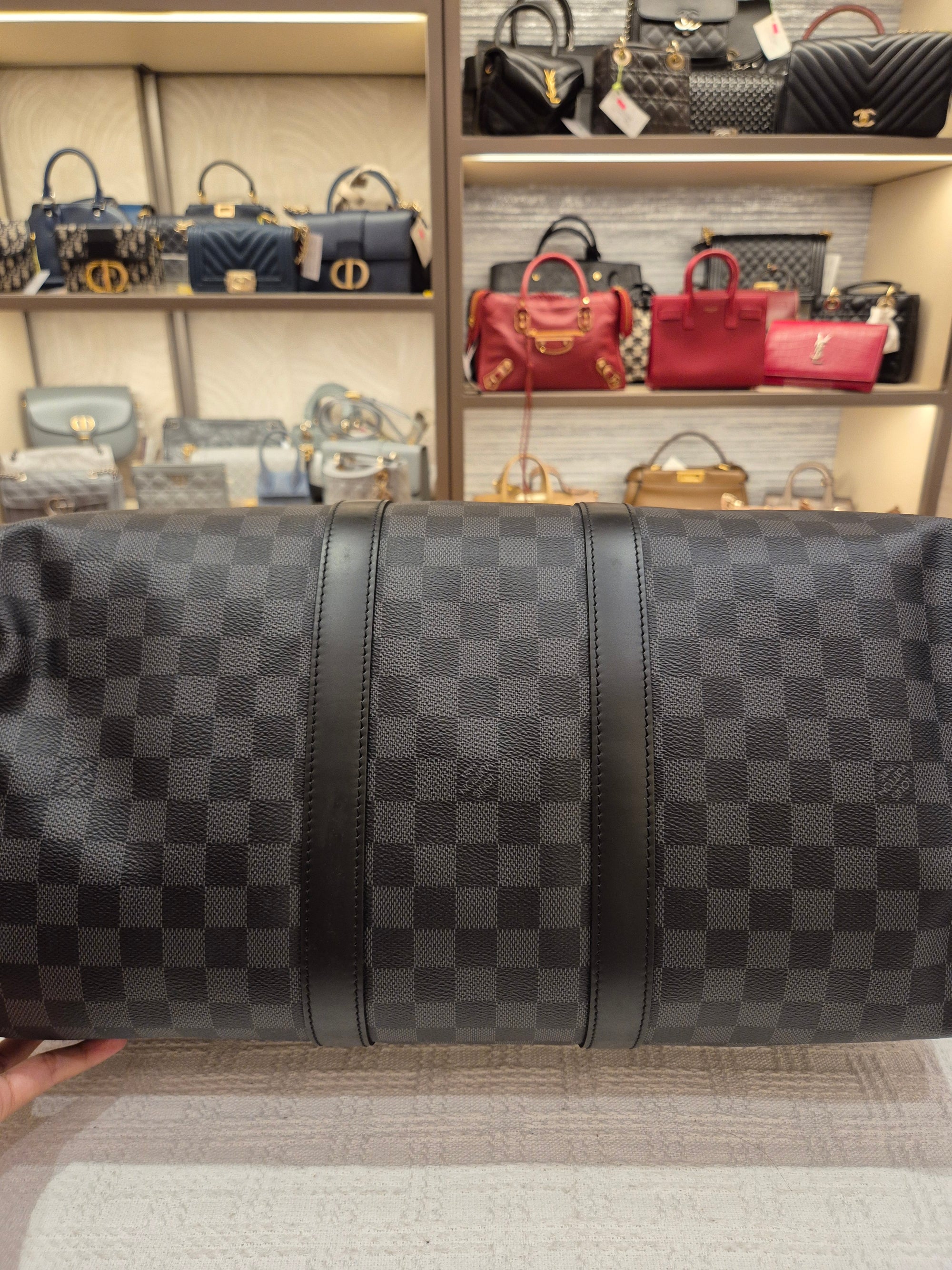 Louis Vuitton Keepall Damier Graphite 45