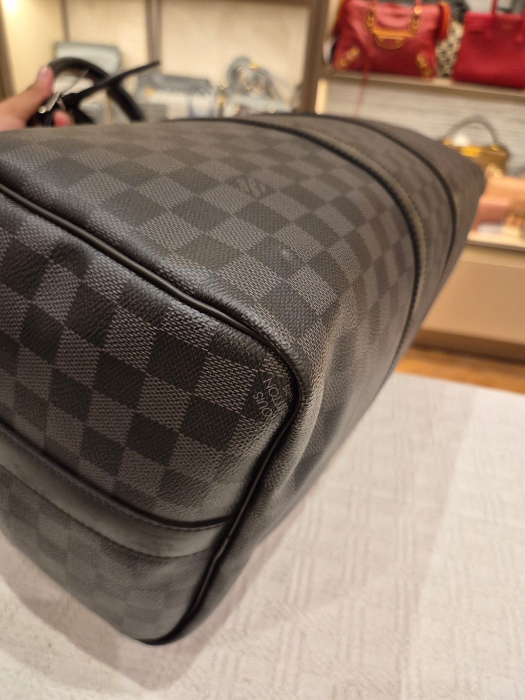 Louis Vuitton Keepall Damier Graphite 45