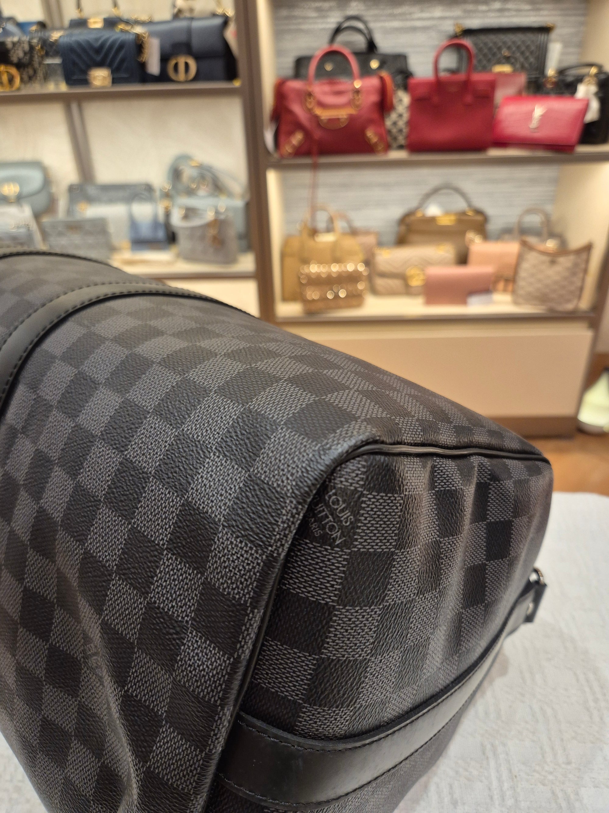 Louis Vuitton Keepall Damier Graphite 45