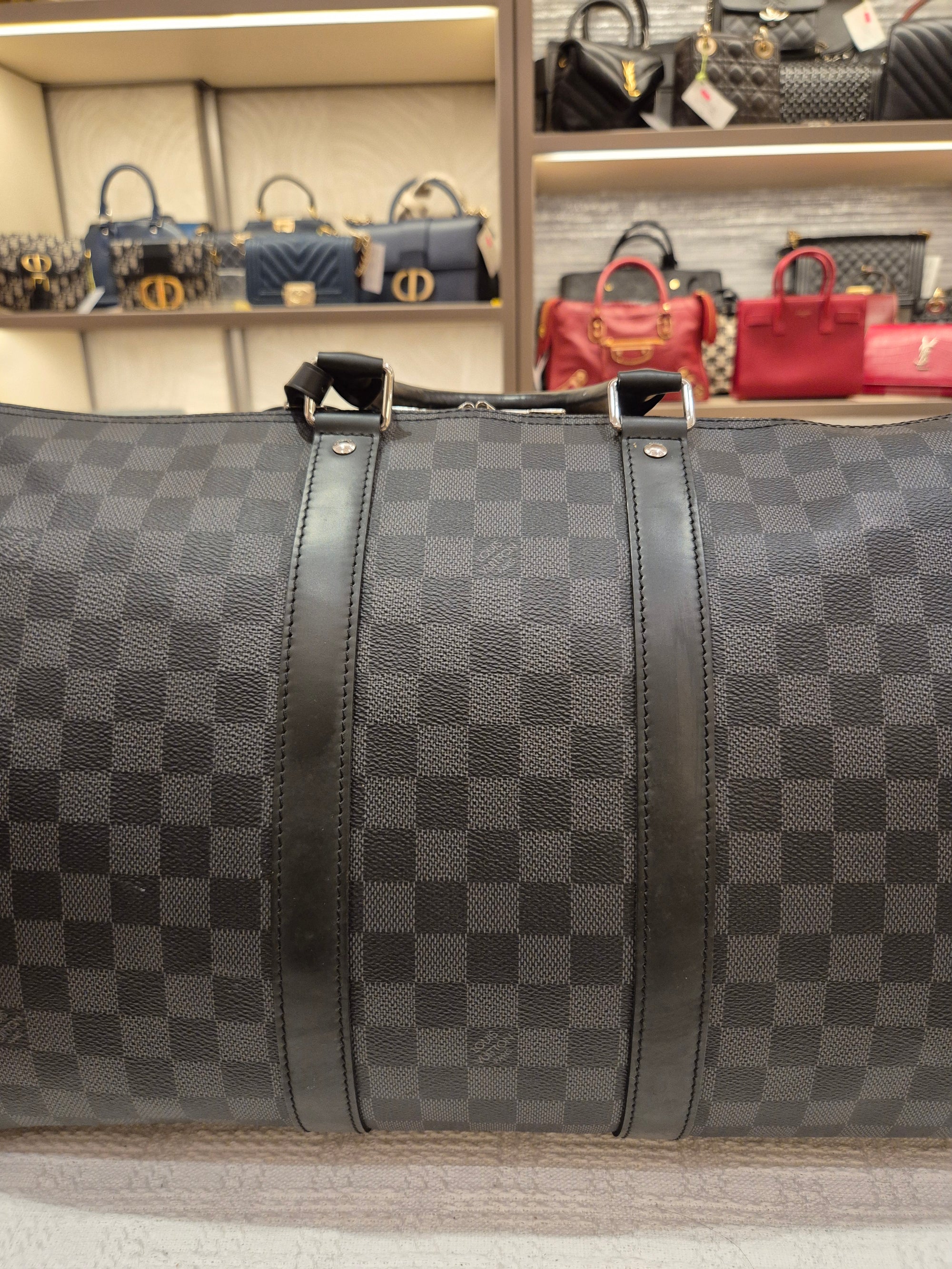 Louis Vuitton Keepall Damier Graphite 45