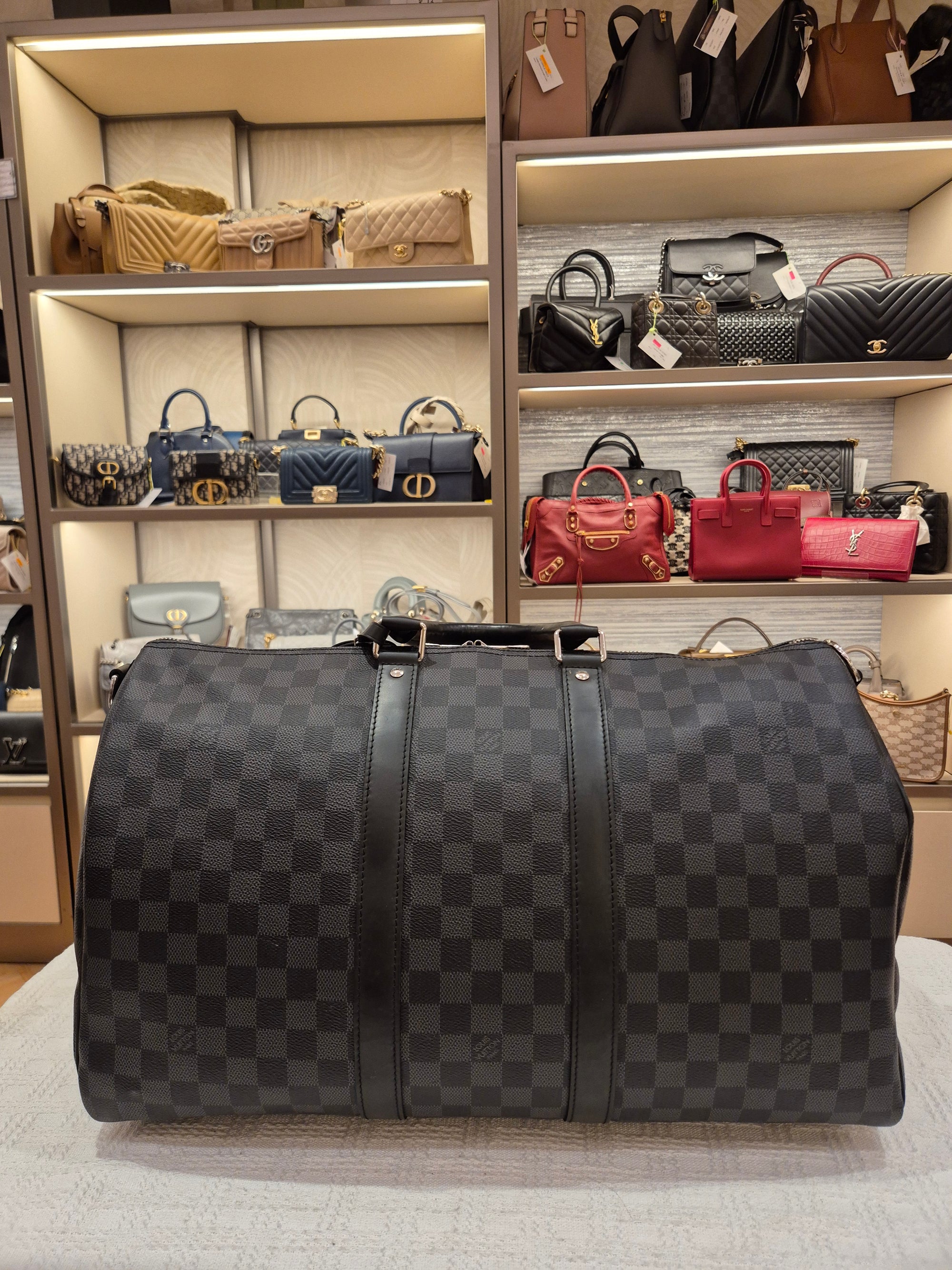 Louis Vuitton Keepall Damier Graphite 45