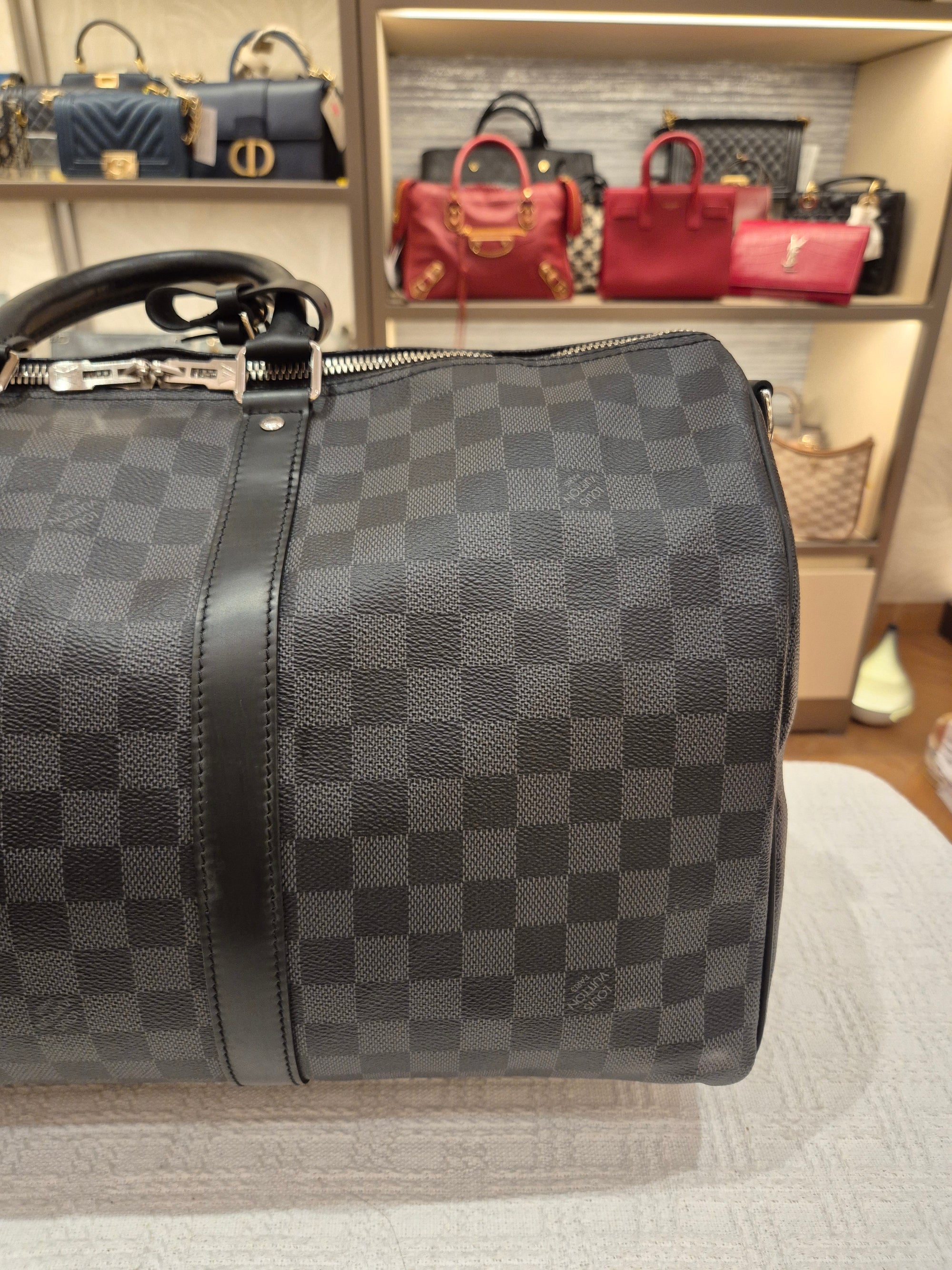 Louis Vuitton Keepall Damier Graphite 45