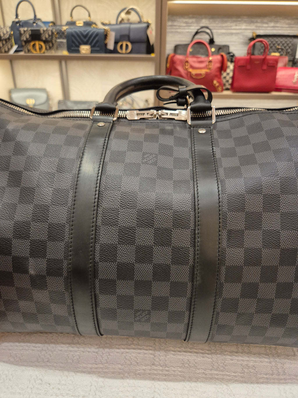 Louis Vuitton Keepall Damier Graphite 45
