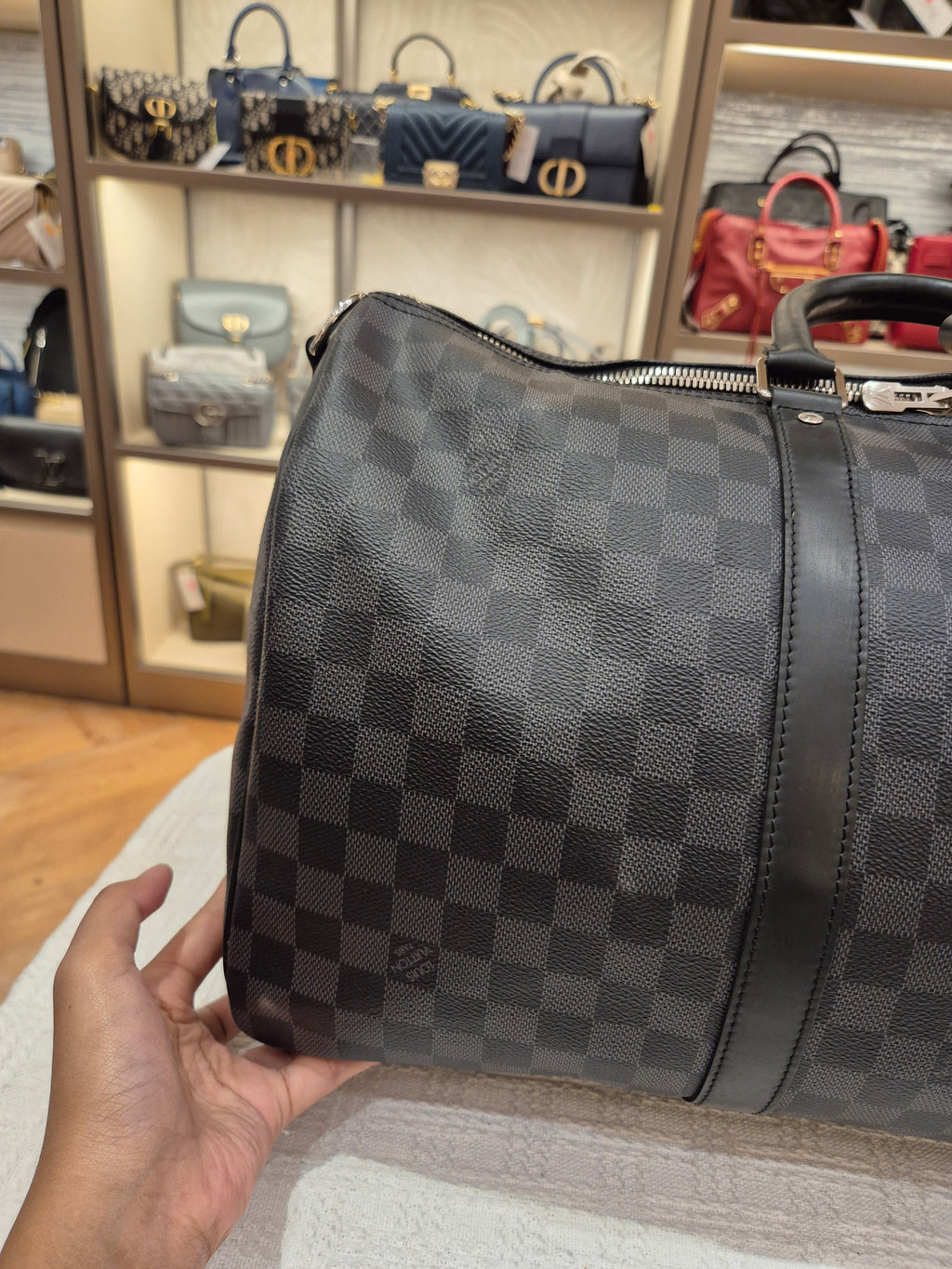Louis Vuitton Keepall Damier Graphite 45
