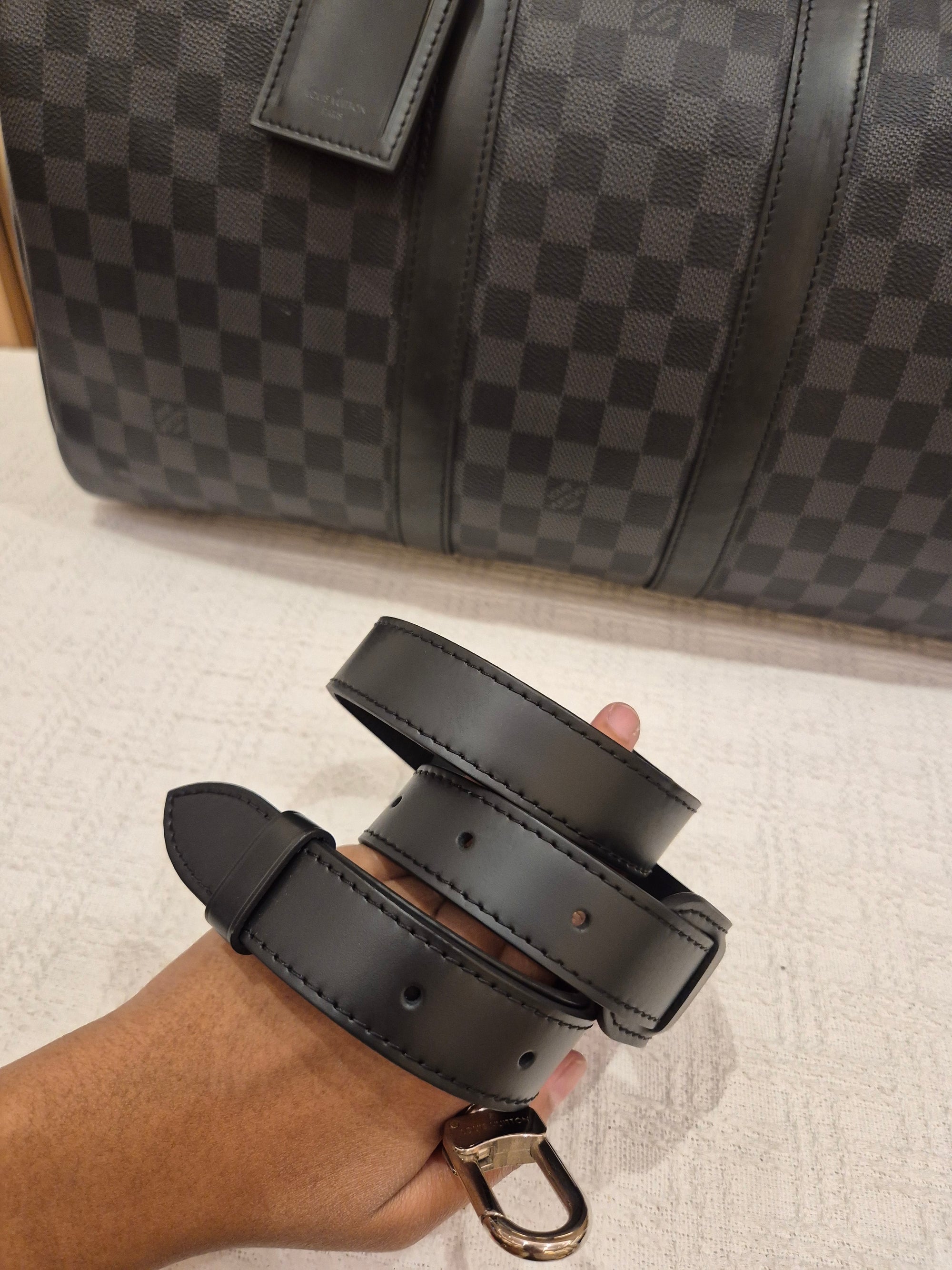 Louis Vuitton Keepall Damier Graphite 45