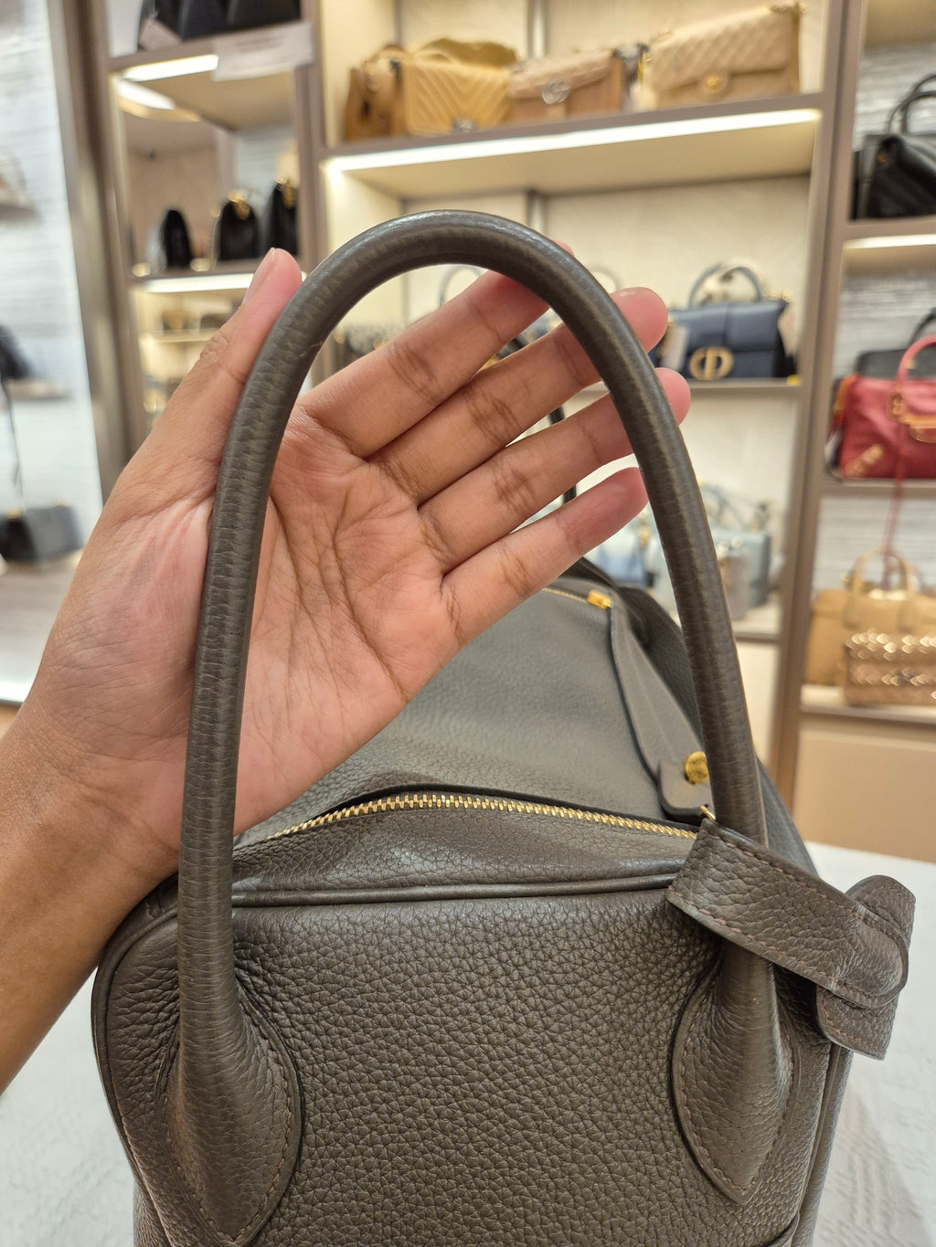 Hermes Lindy 34 Vert