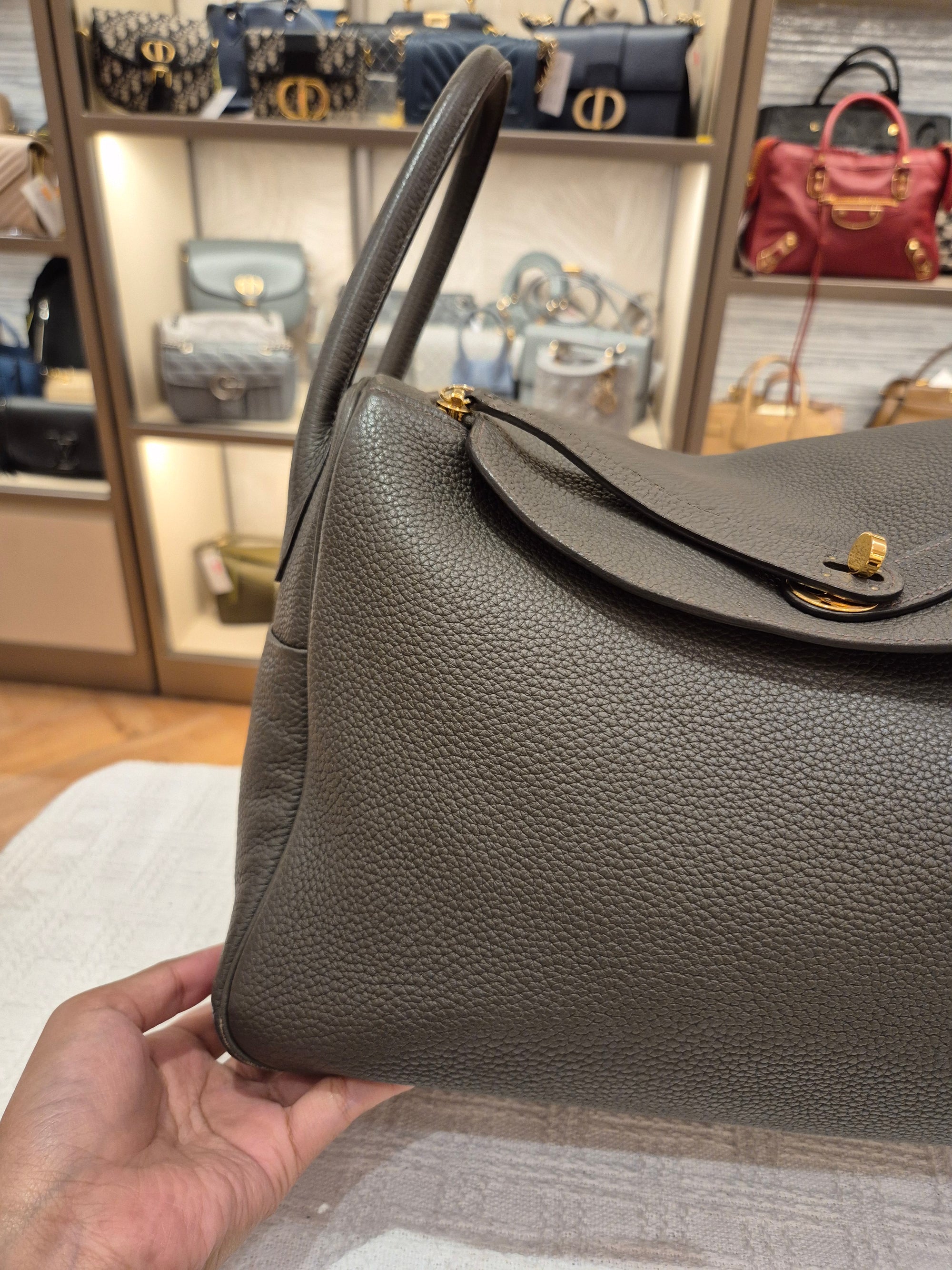 Hermes Lindy 34 Vert