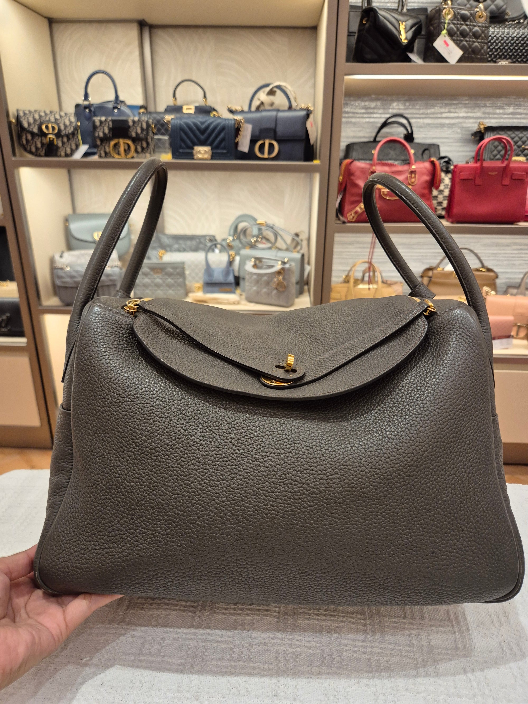 Hermes Lindy 34 Vert
