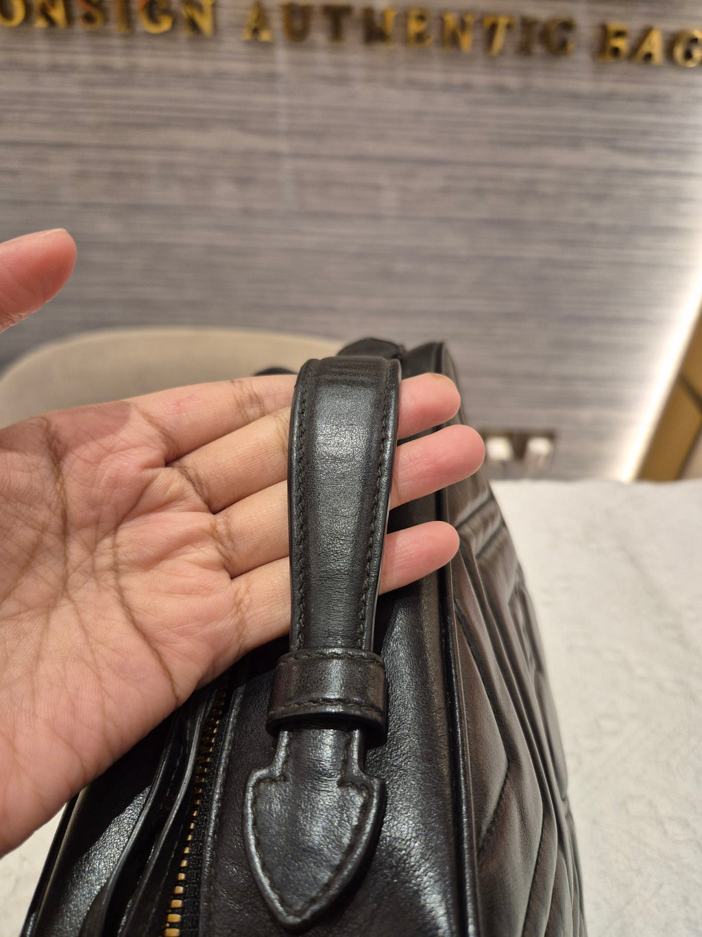 Gucci Marmont Tophandle Black