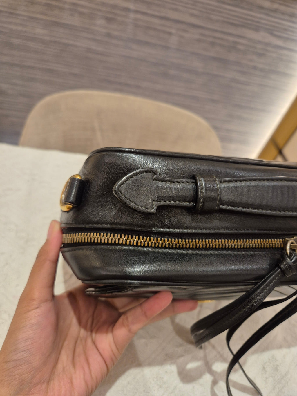 Gucci Marmont Tophandle Black