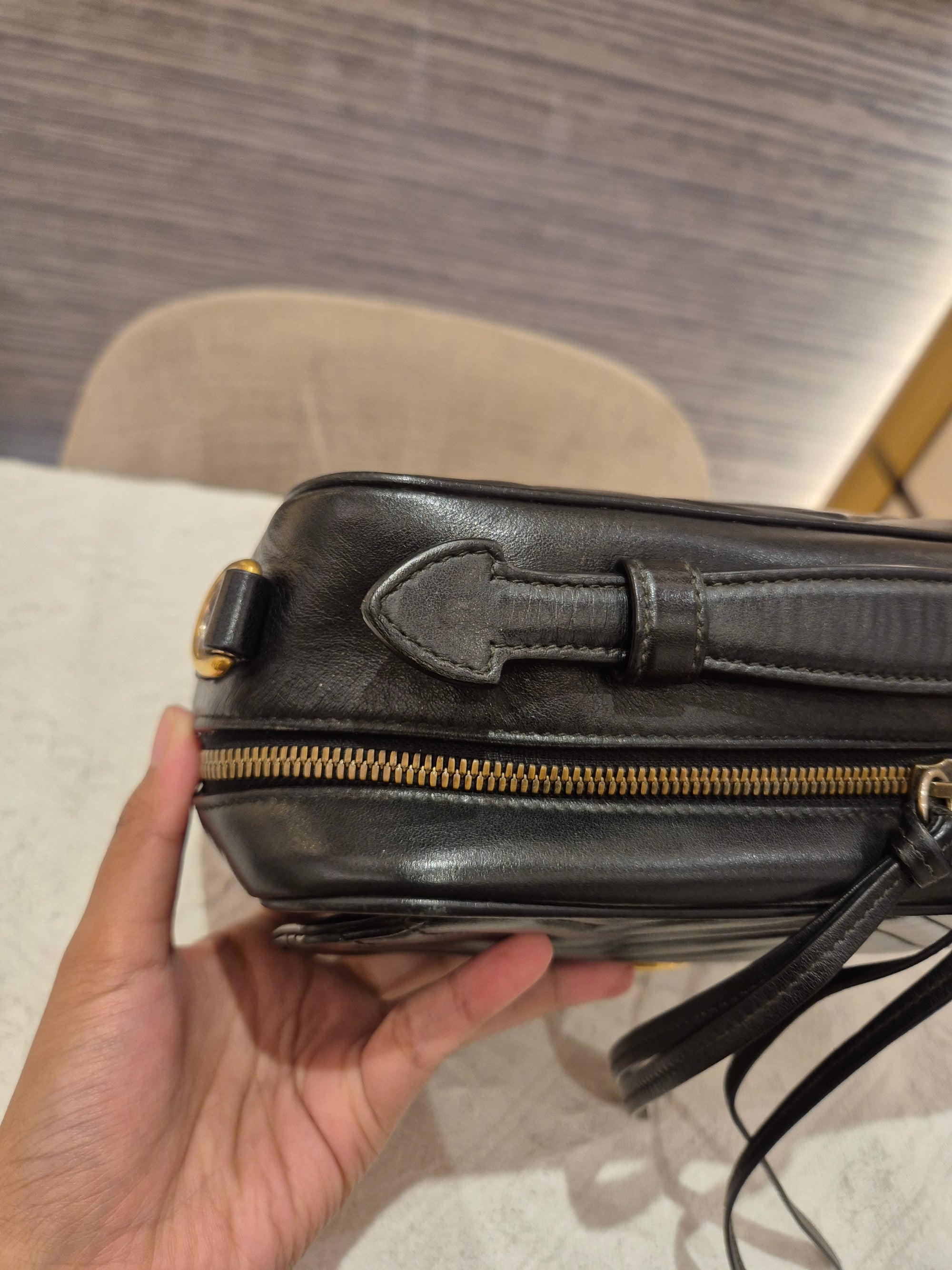 Gucci Marmont Tophandle Black