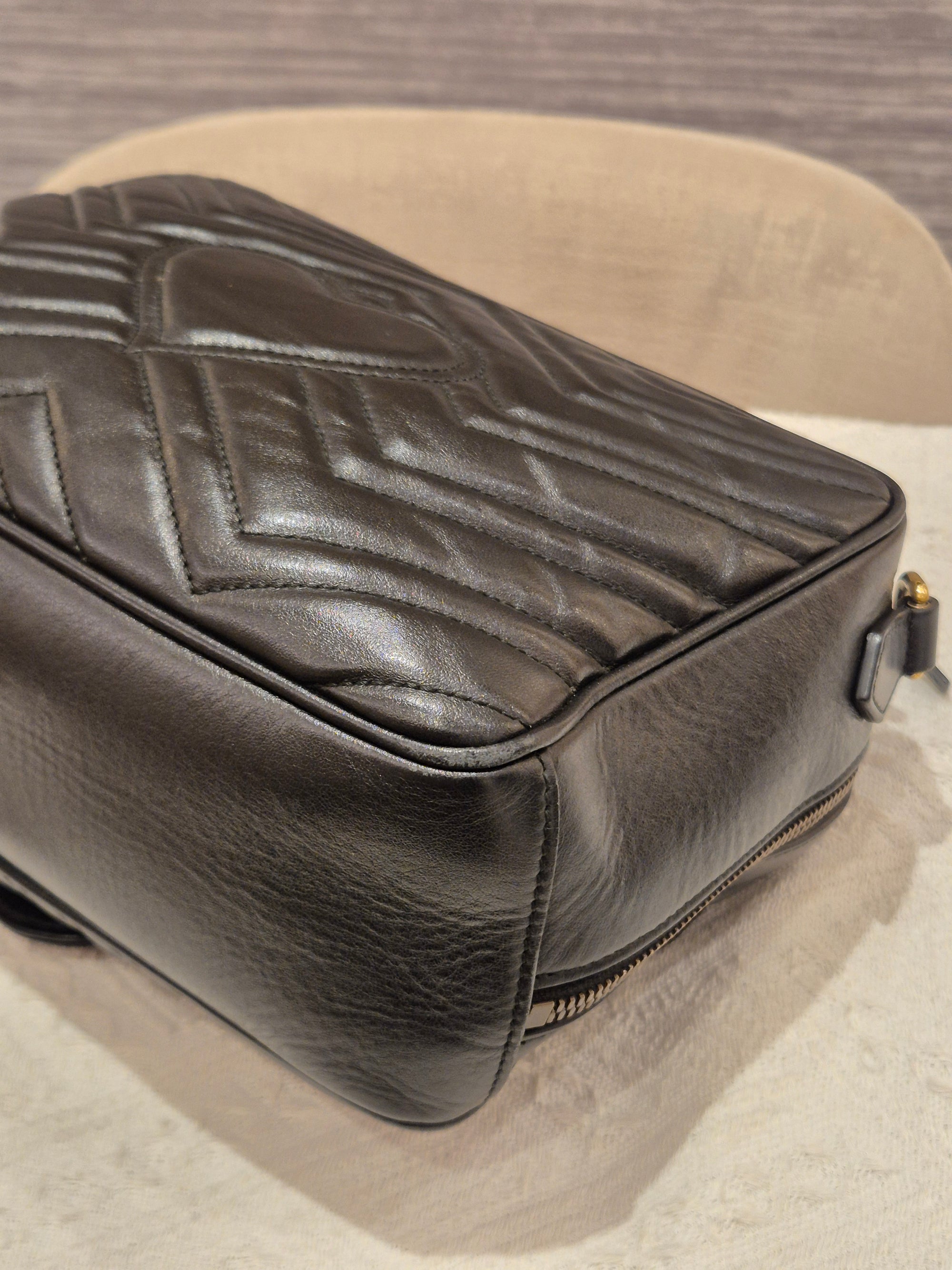 Gucci Marmont Tophandle Black