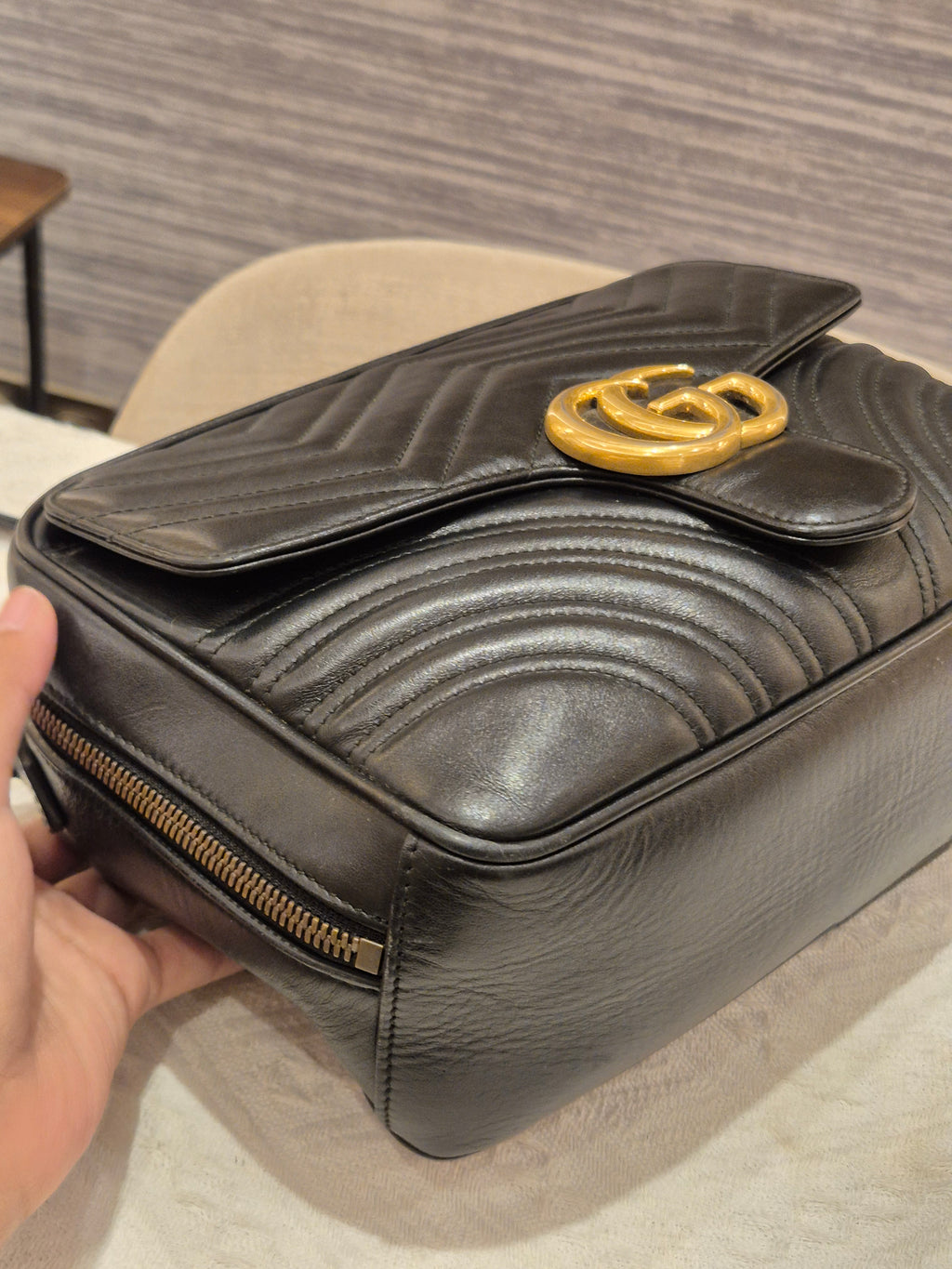 Gucci Marmont Tophandle Black
