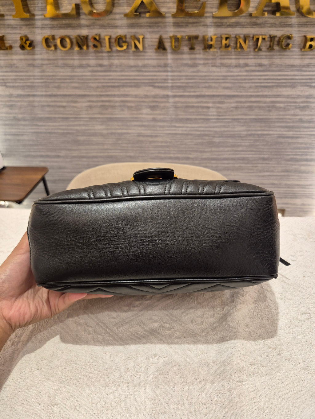 Gucci Marmont Tophandle Black