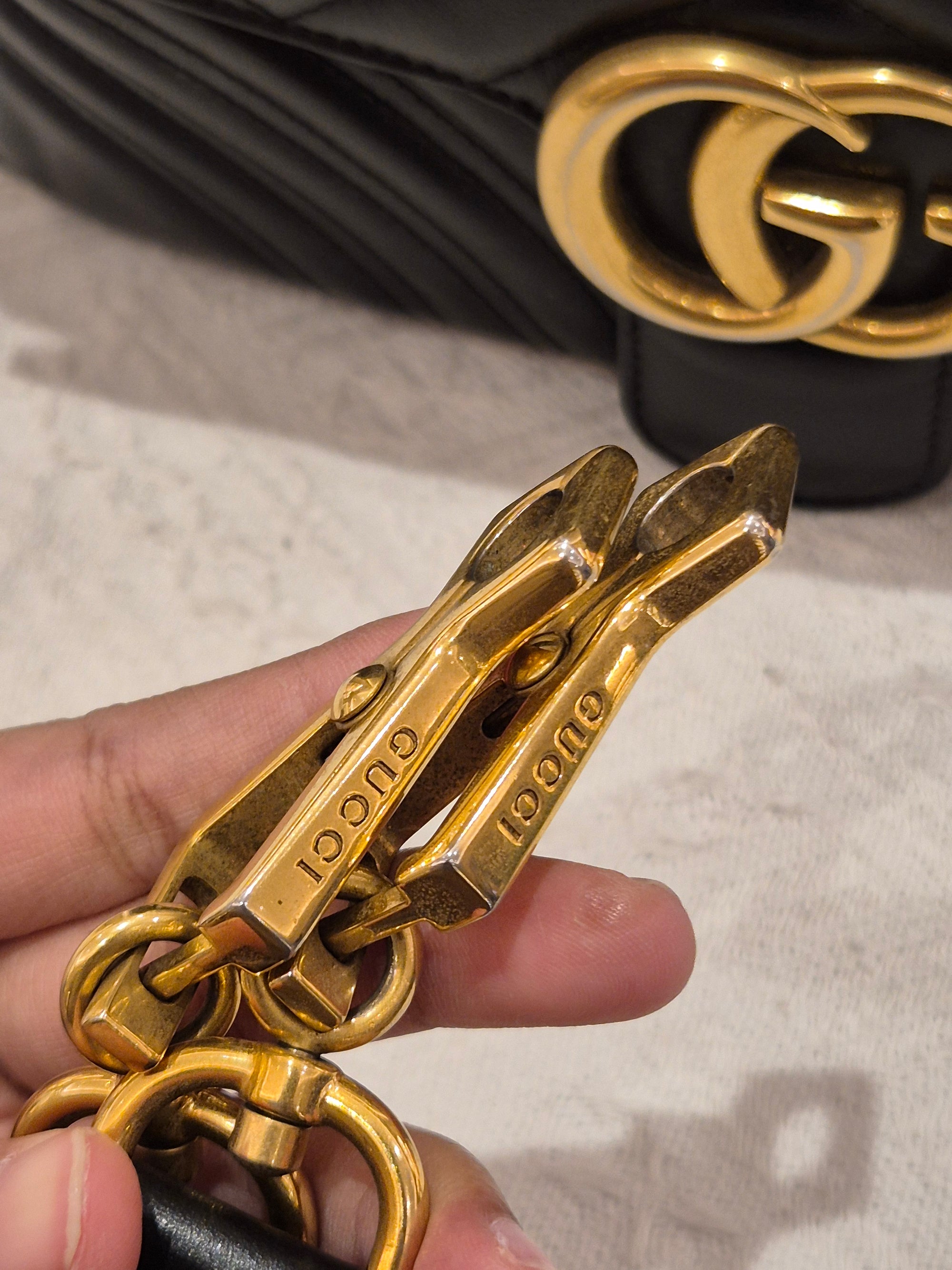Gucci Marmont Tophandle Black