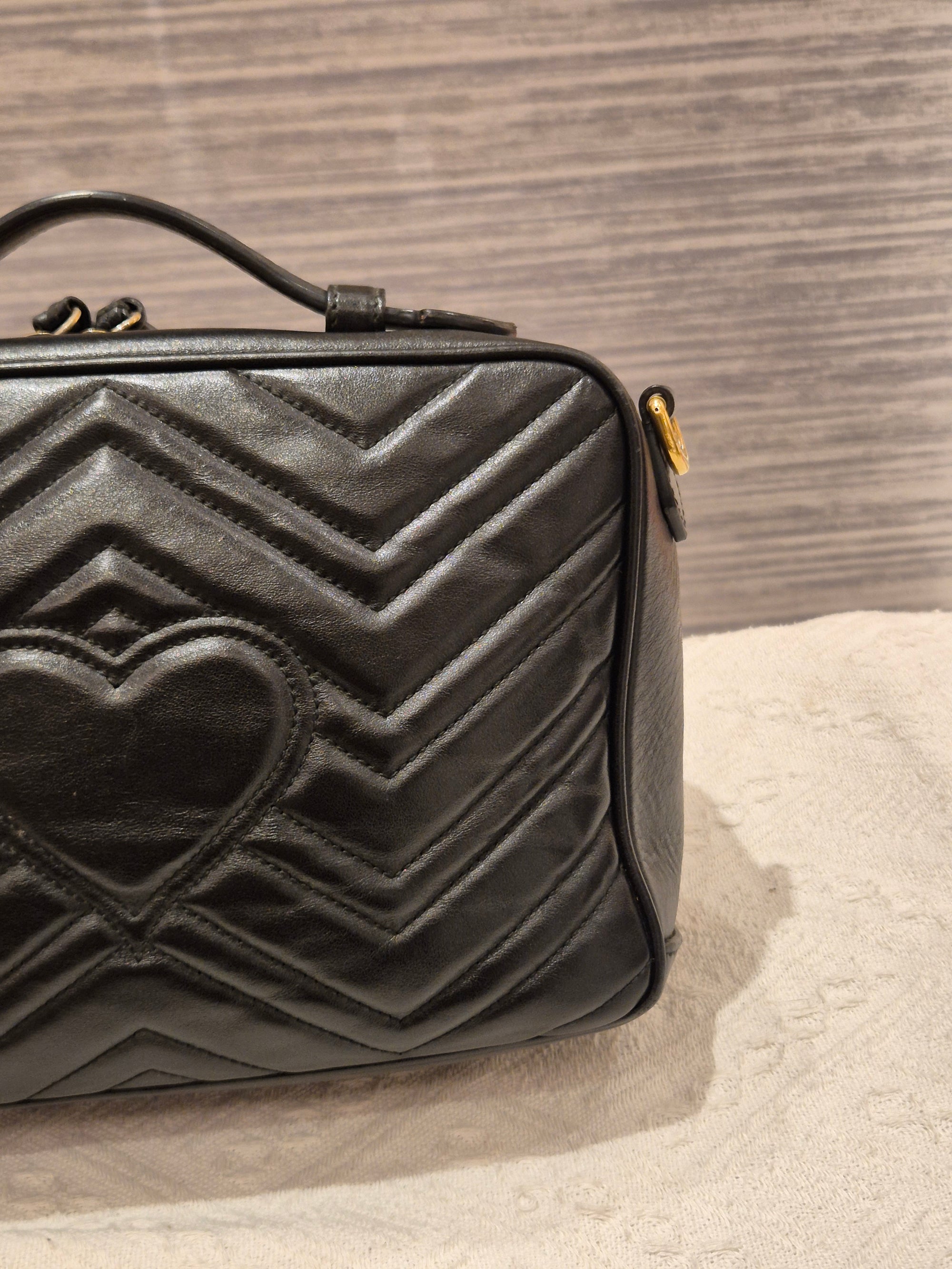 Gucci Marmont Tophandle Black