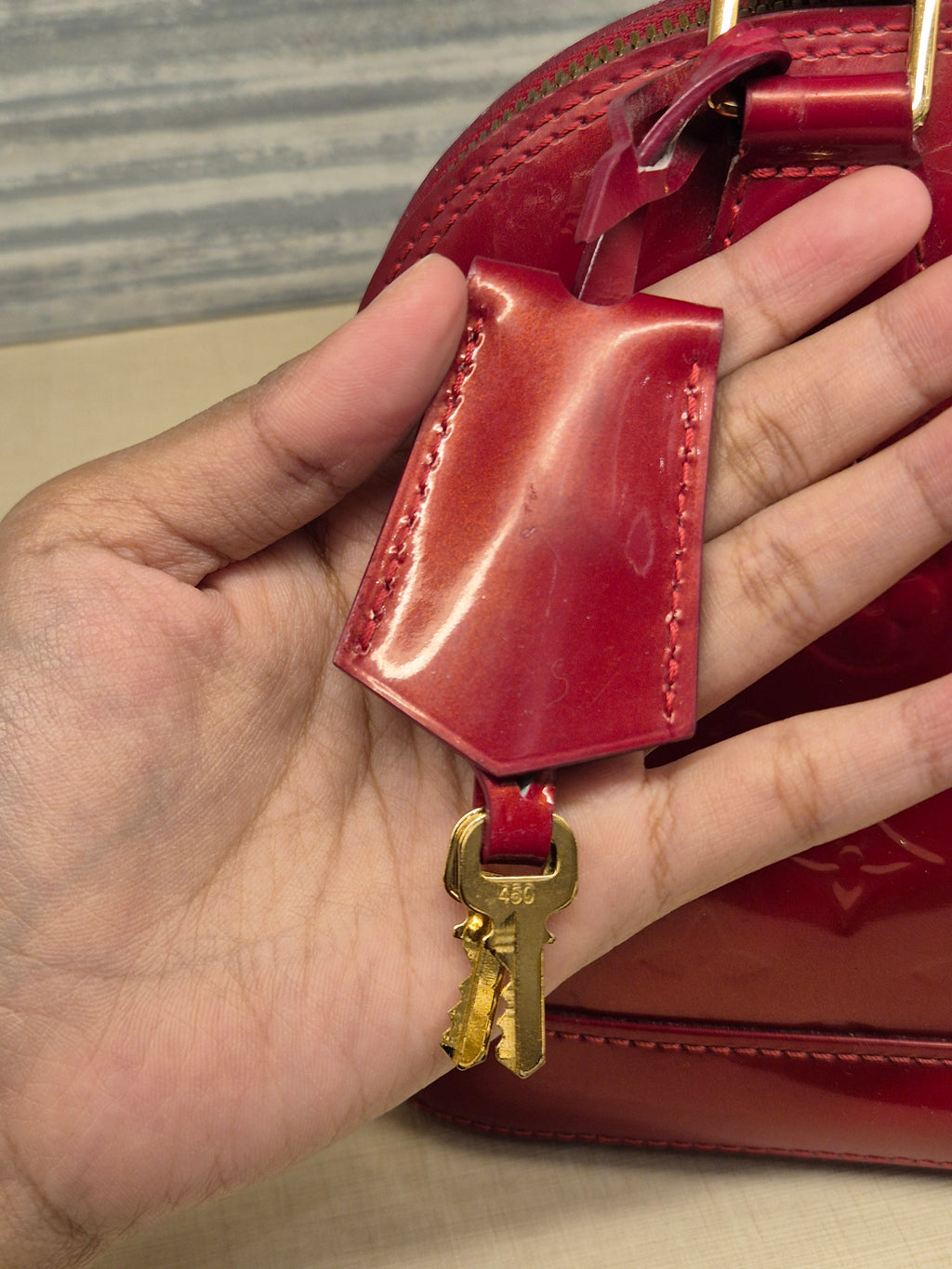 Louis Vuitton BB Alma Vernis