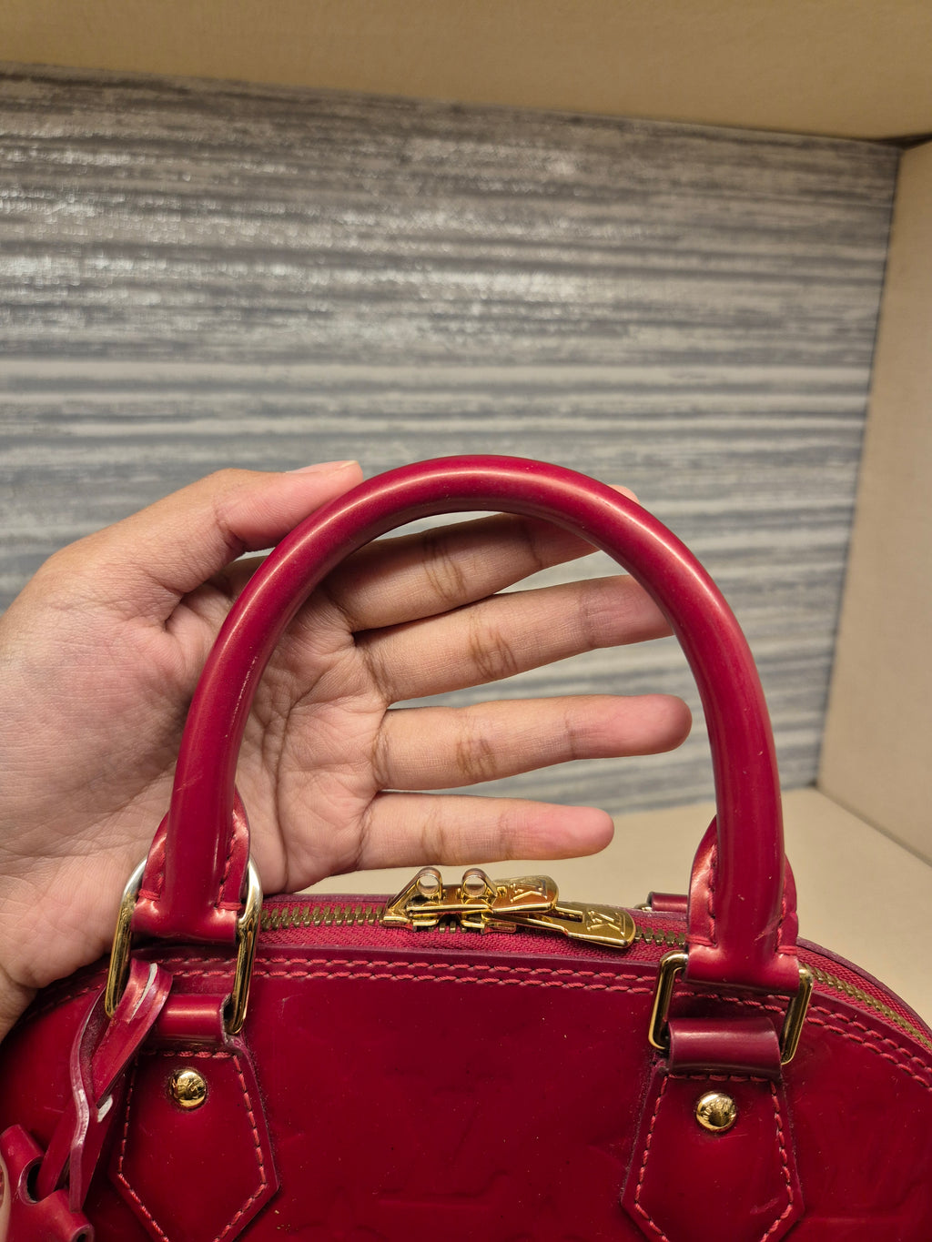 Louis Vuitton BB Alma Vernis