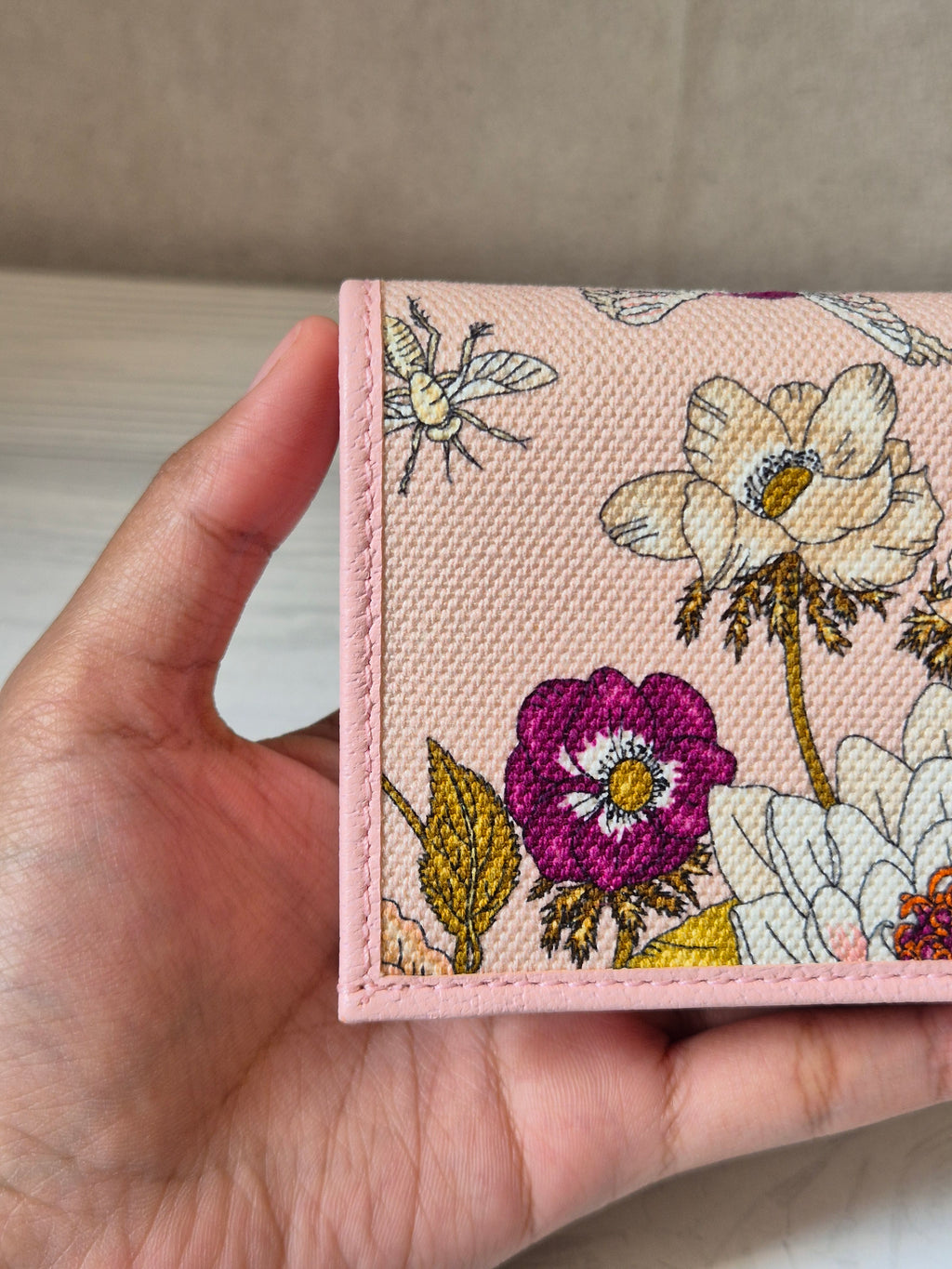 Gucci Compac Wallet Flowers