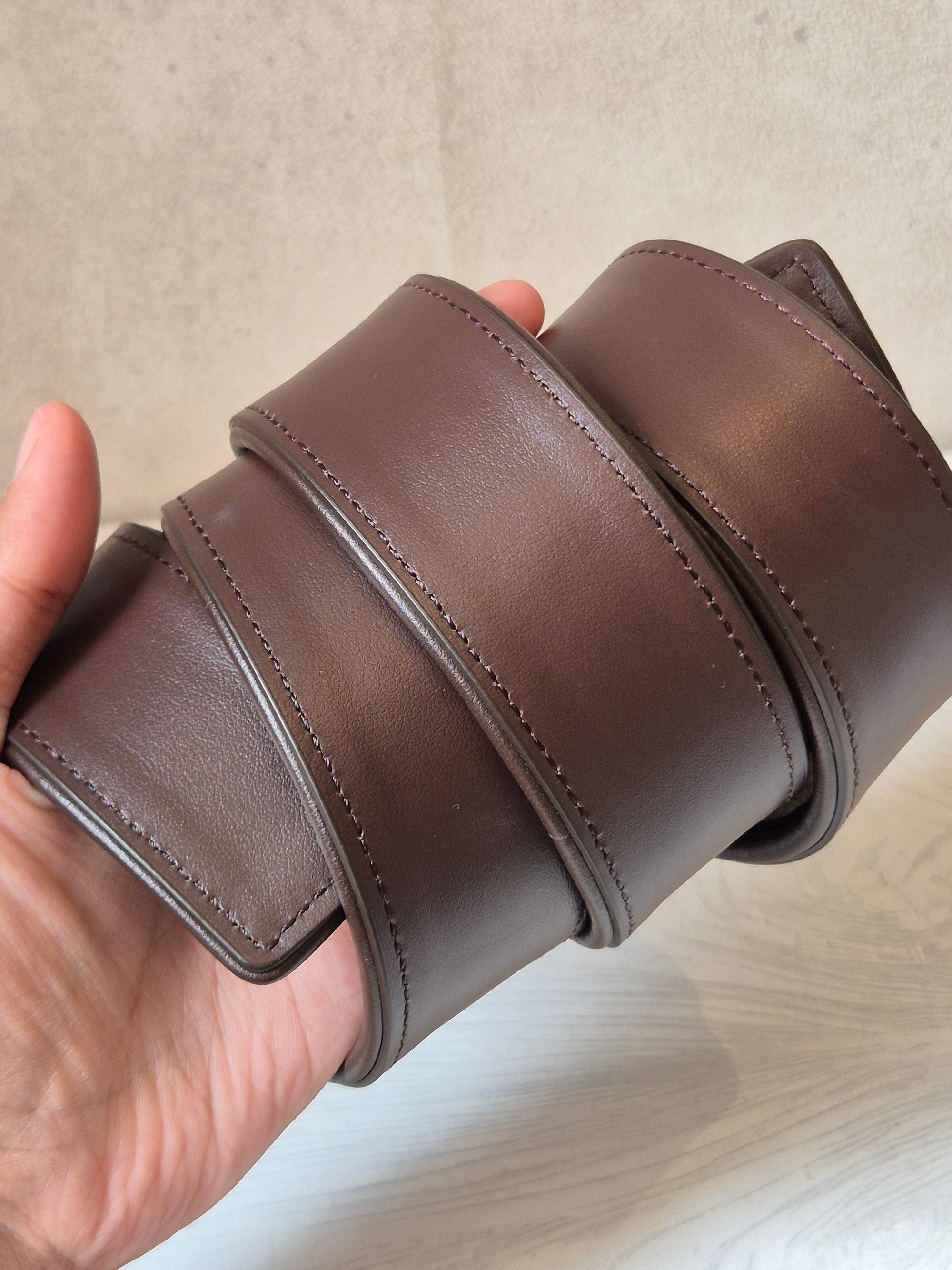 Valentino Belt Canvas V Logo