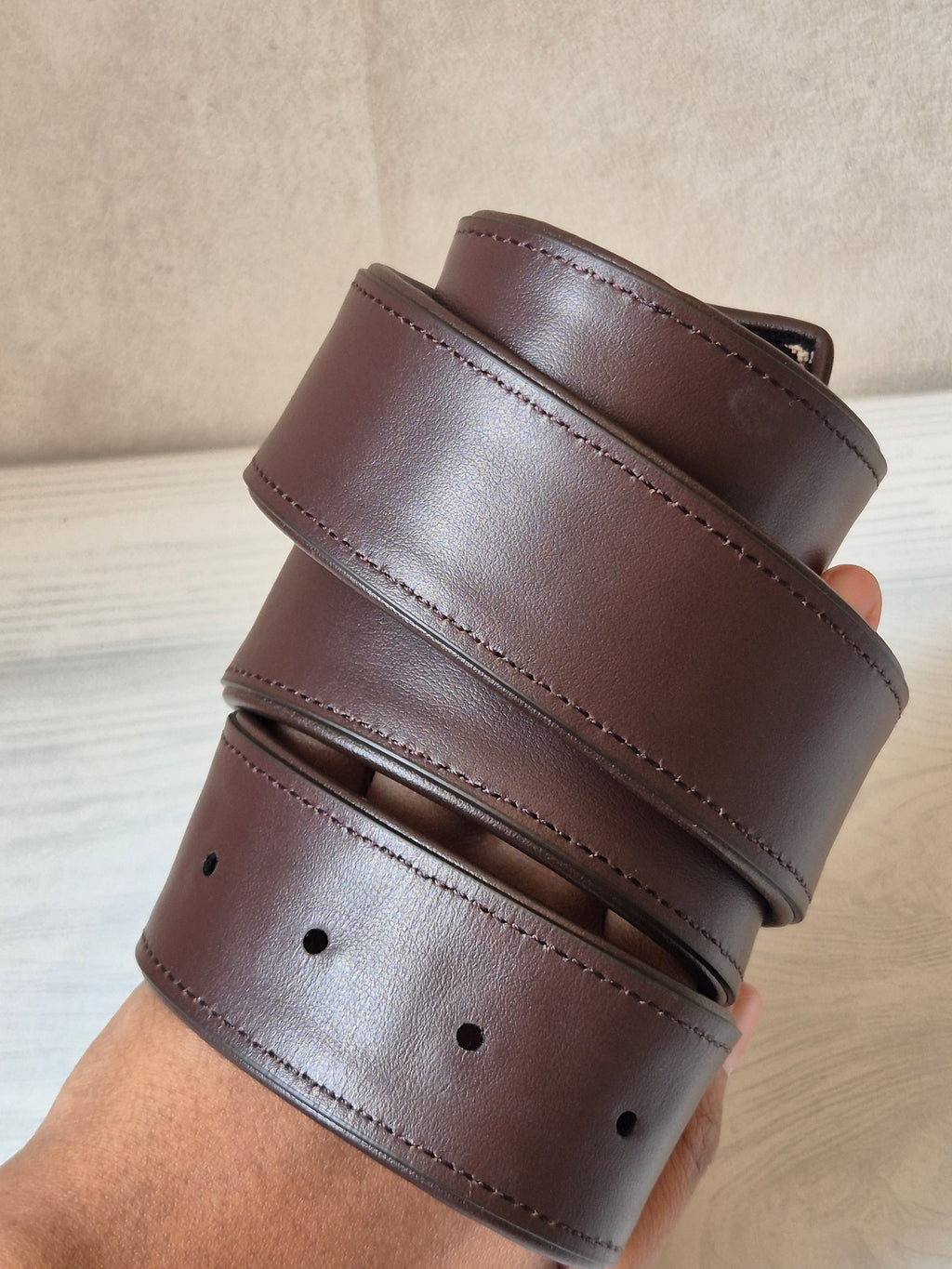 Valentino Belt Canvas V Logo
