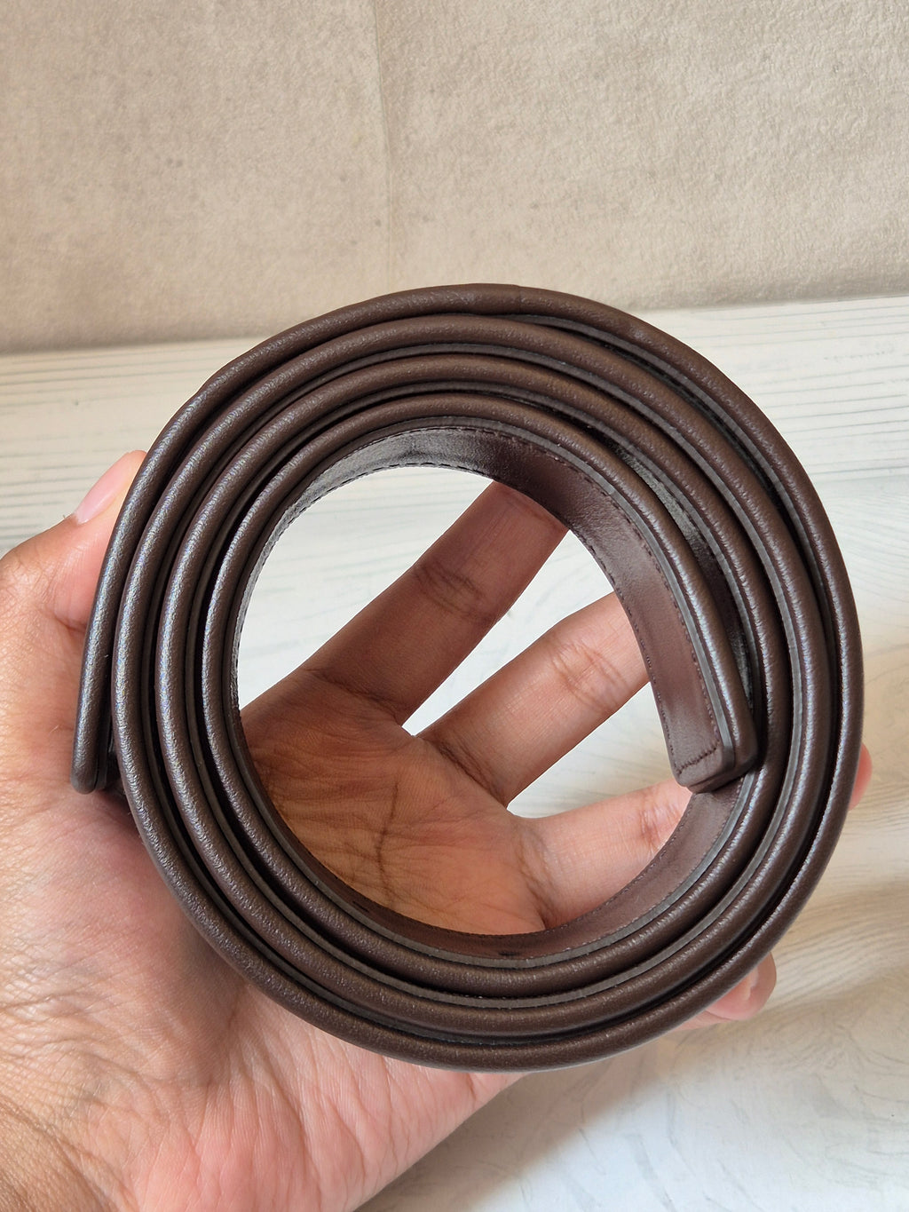 Valentino Belt Canvas V Logo