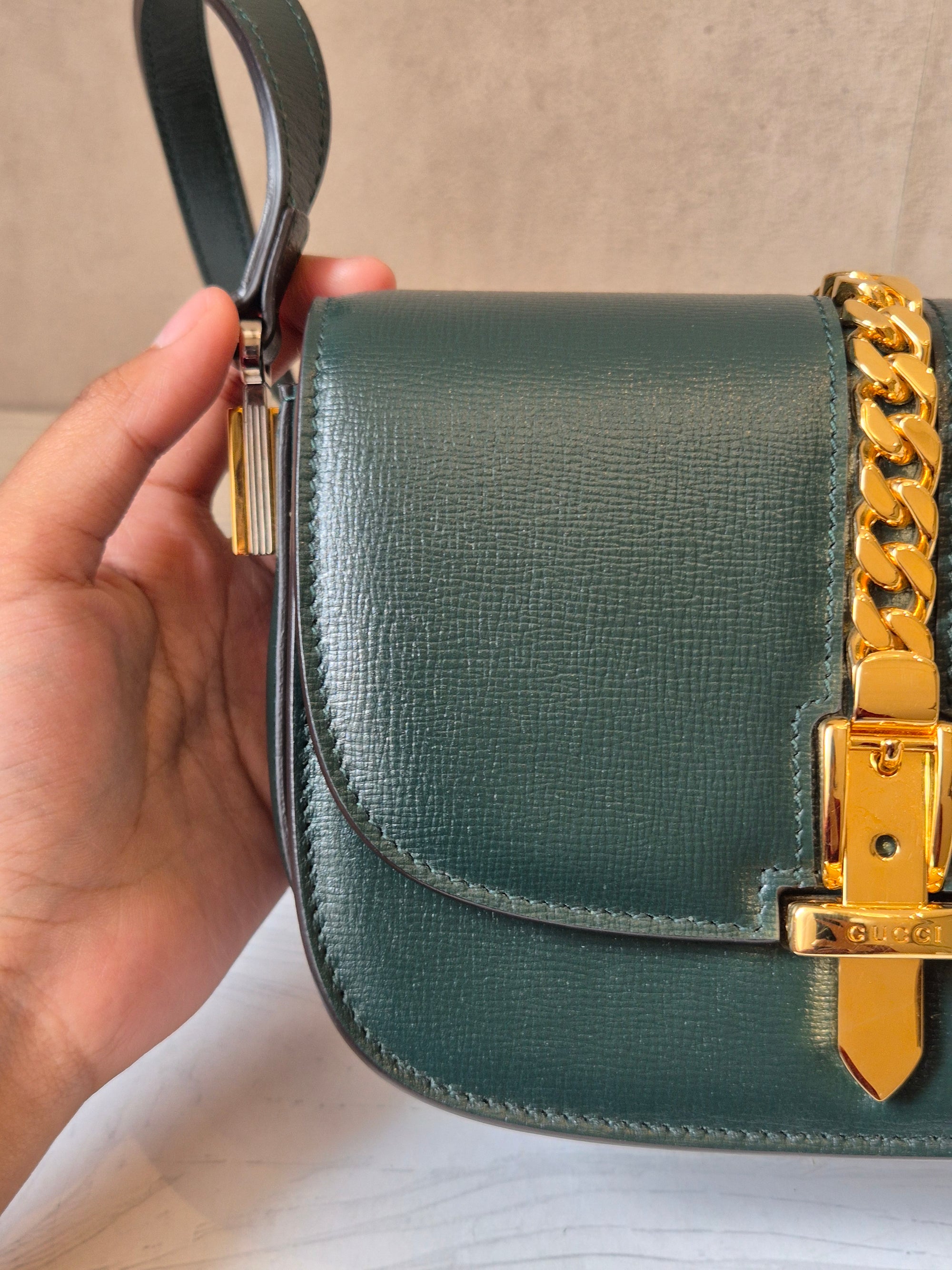 Gucci Sylvie Mini Emerald Green