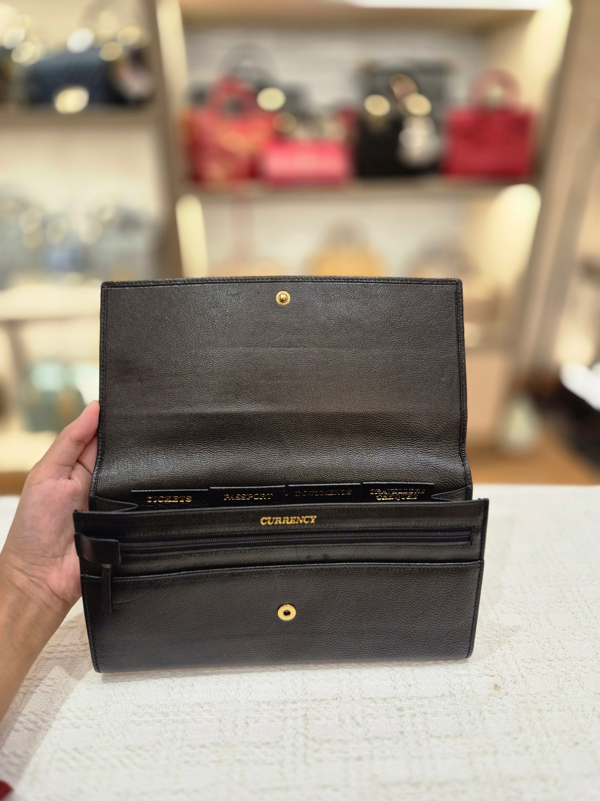 Saint Laurent Travel Wallet