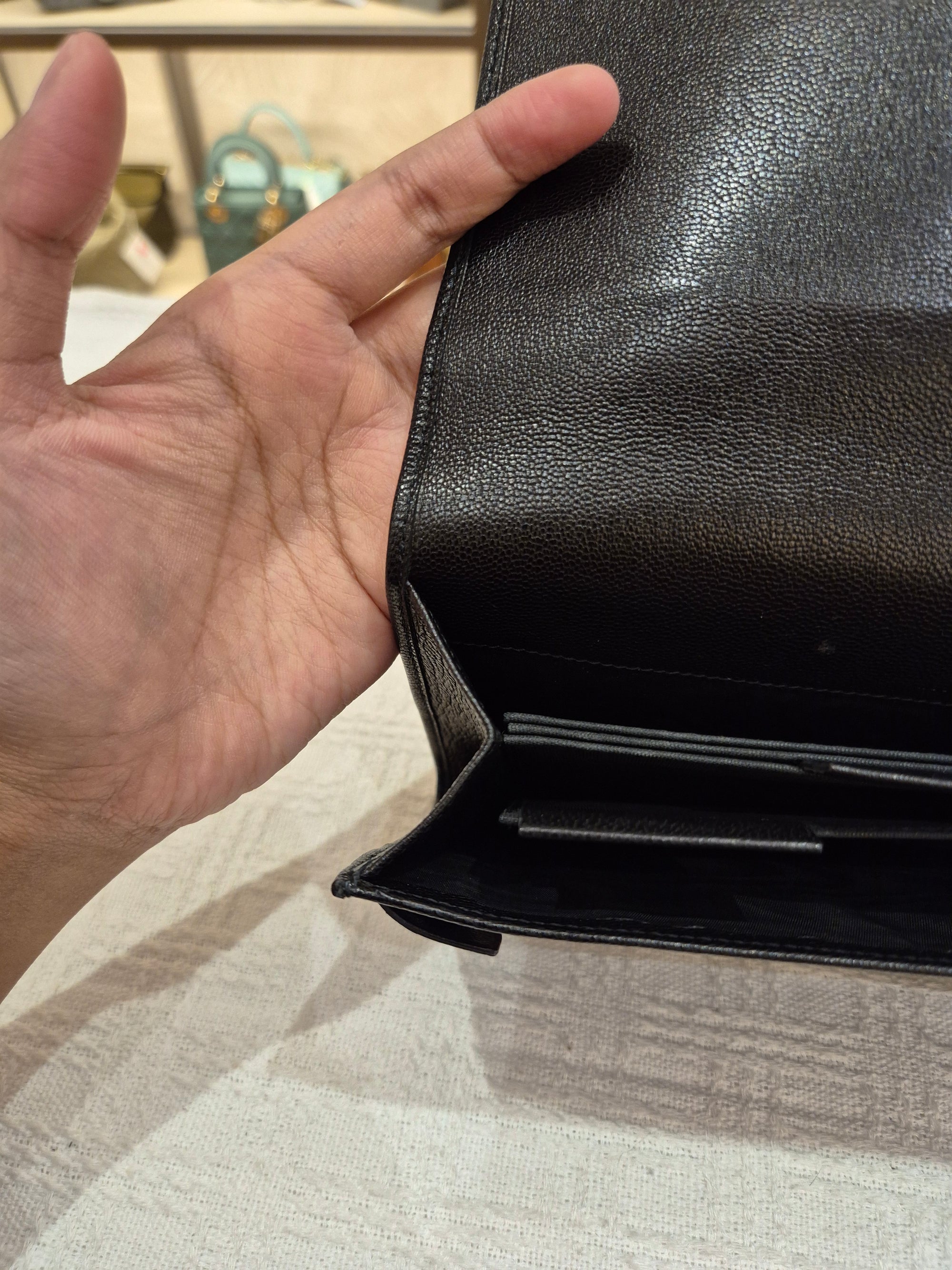 Saint Laurent Travel Wallet