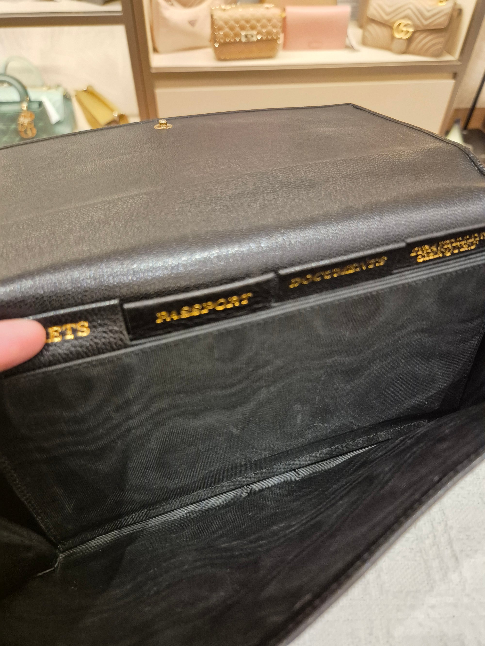 Saint Laurent Travel Wallet
