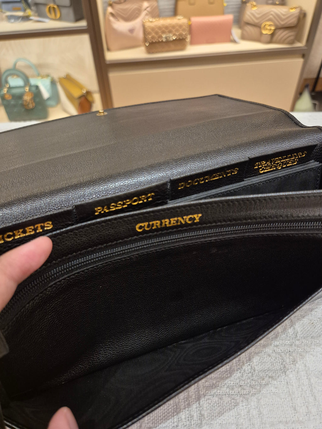 Saint Laurent Travel Wallet