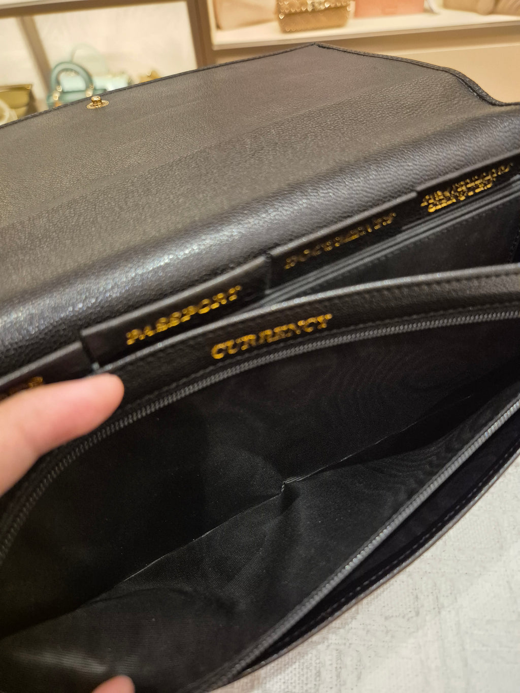 Saint Laurent Travel Wallet
