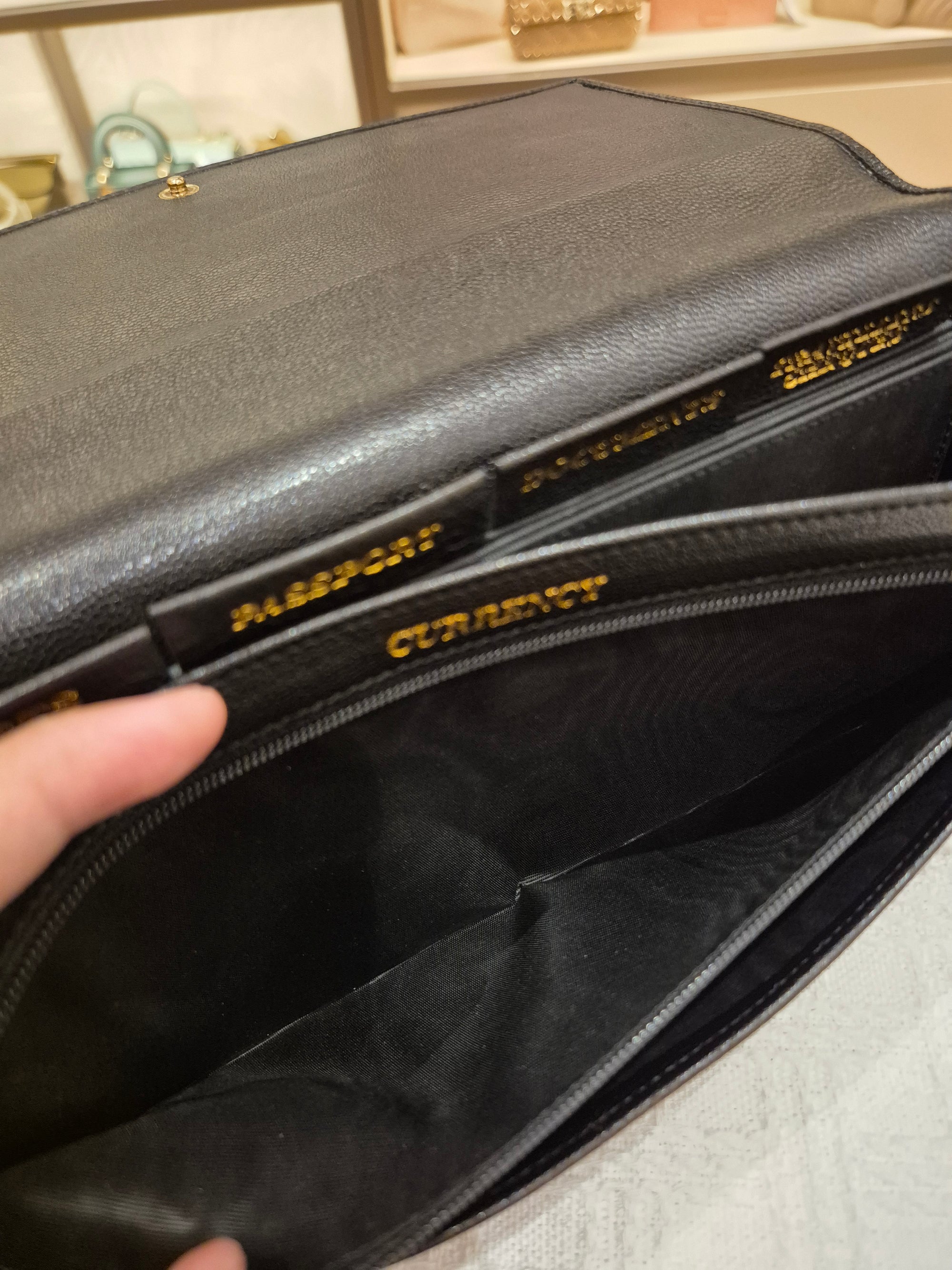 Saint Laurent Travel Wallet