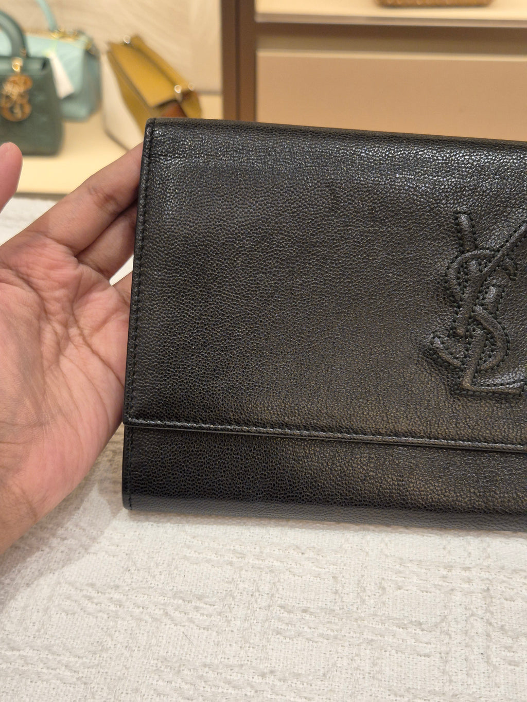 Saint Laurent Travel Wallet